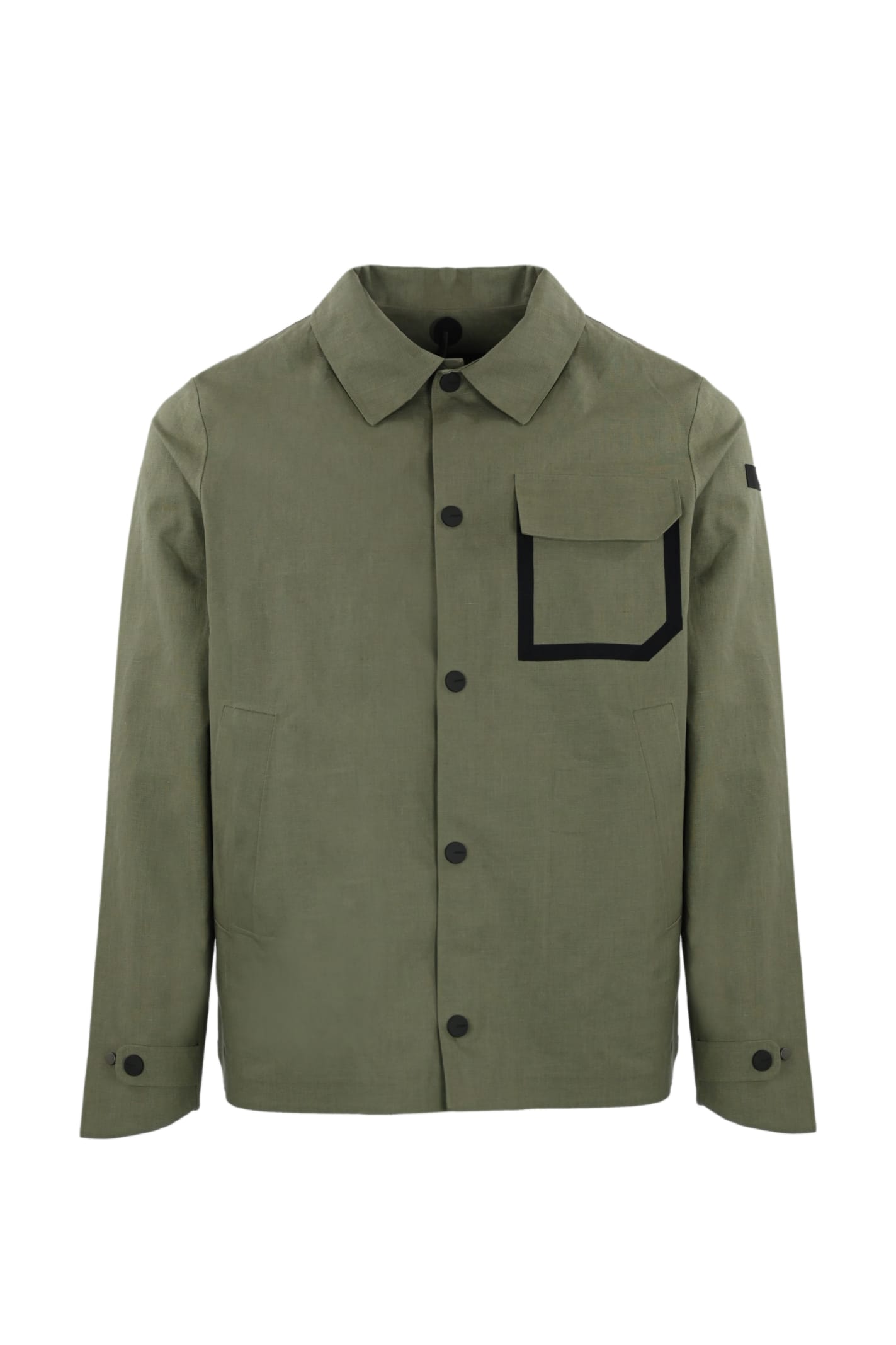 Shop Rrd - Roberto Ricci Design Terzilino Shirt Jacket In Verde Salvia