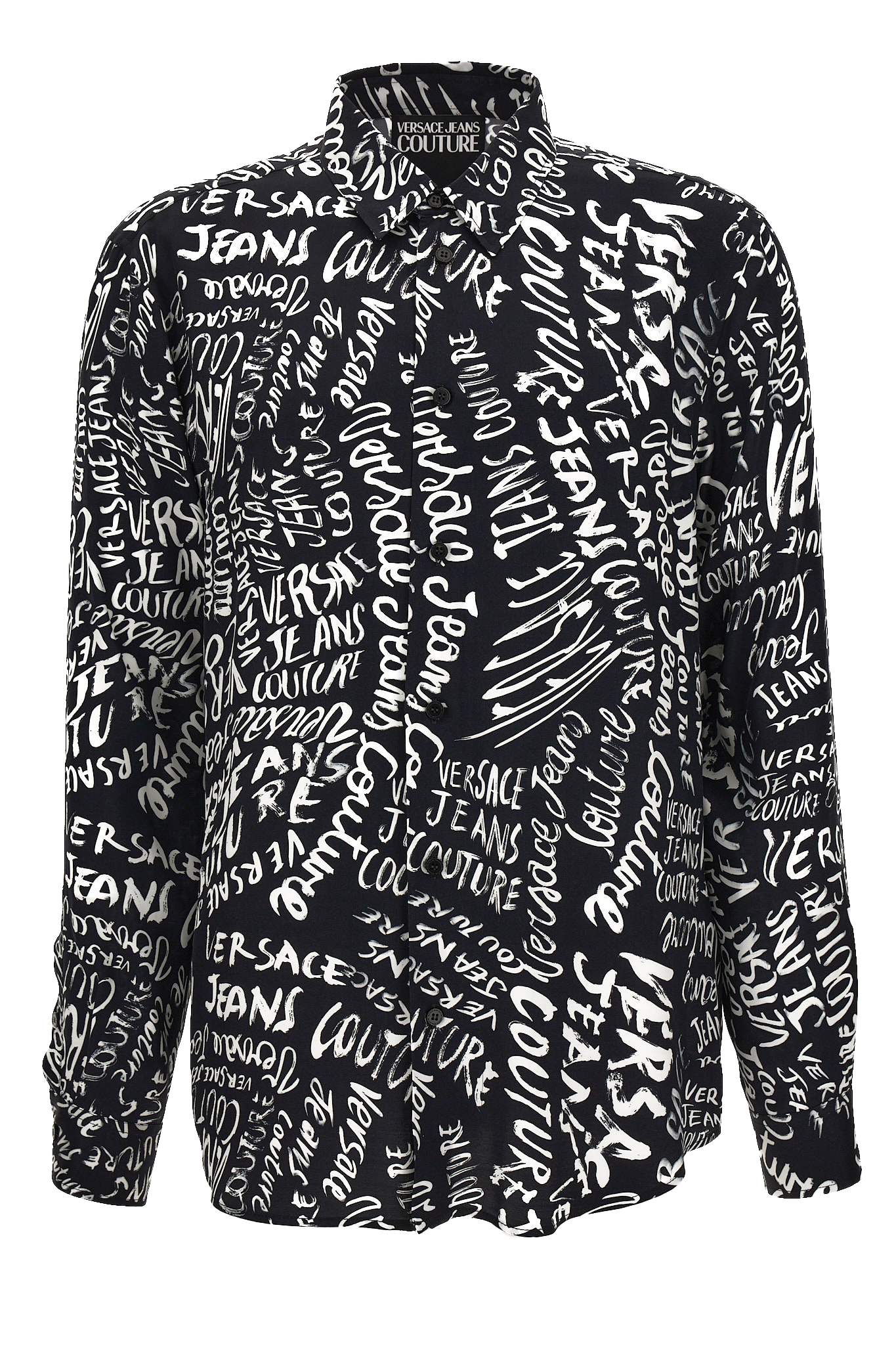 Shop Versace Jeans Couture Mens Shirt In Black