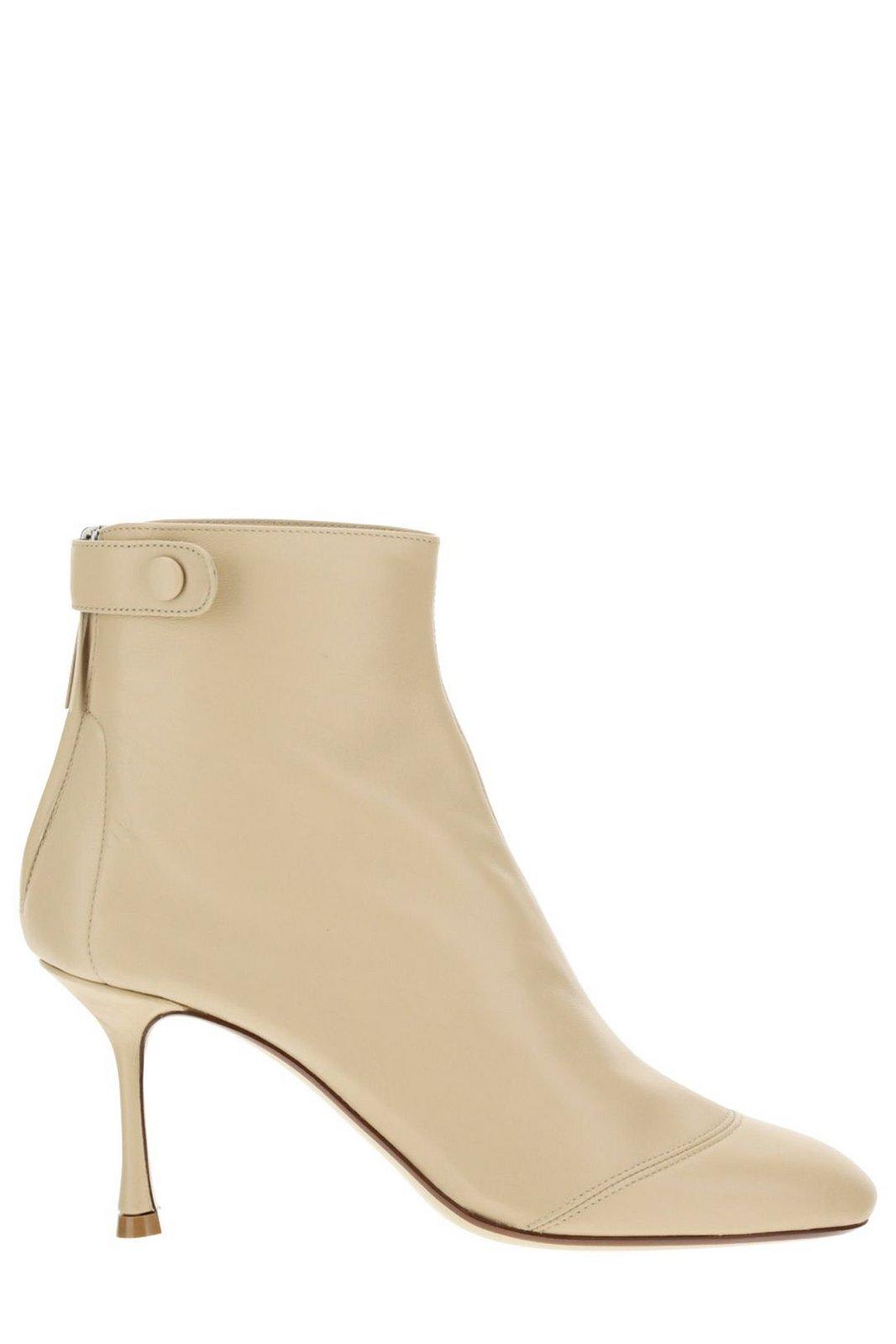 Round-toe Ankle-length Boots