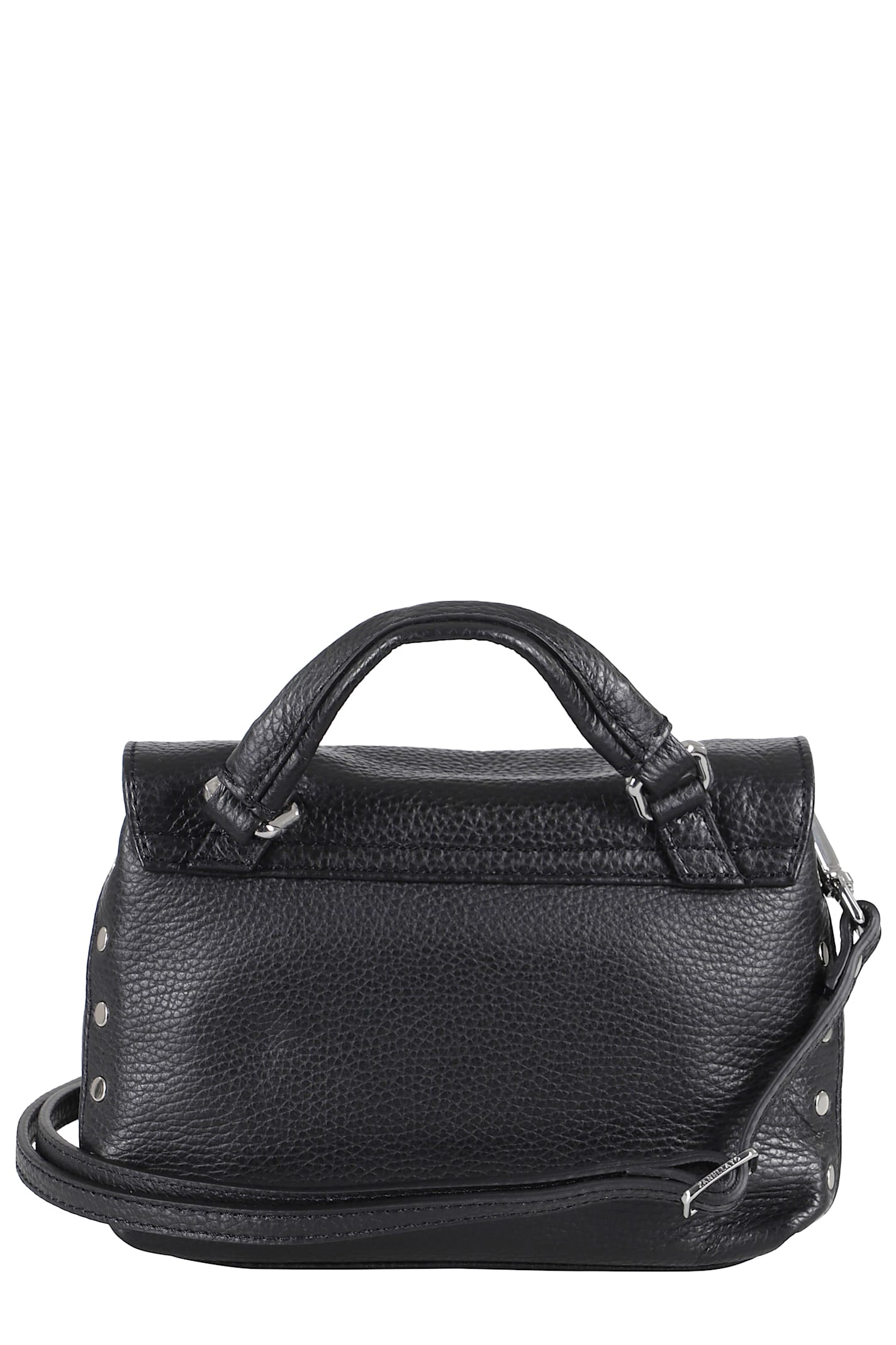 Zanellato Small Leather Handbag With Adjustable Shoulder Strap