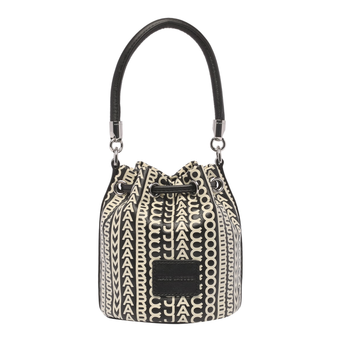 Marc Jacobs The Micro Bucket Bag In Black/white