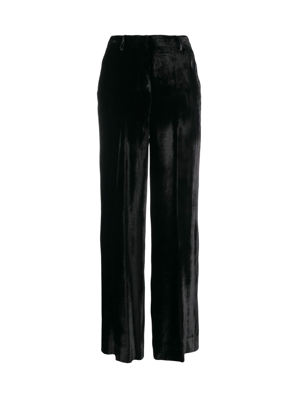 P.A.R.O.S.H VISCOSE AND SILK VELVET TROUSER