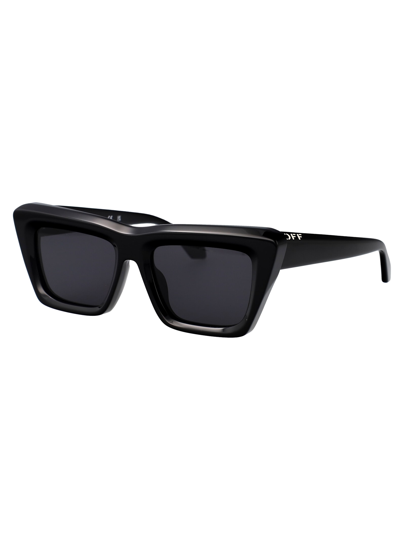 Off-white Hampton Sunglasses In Black Dark Grey