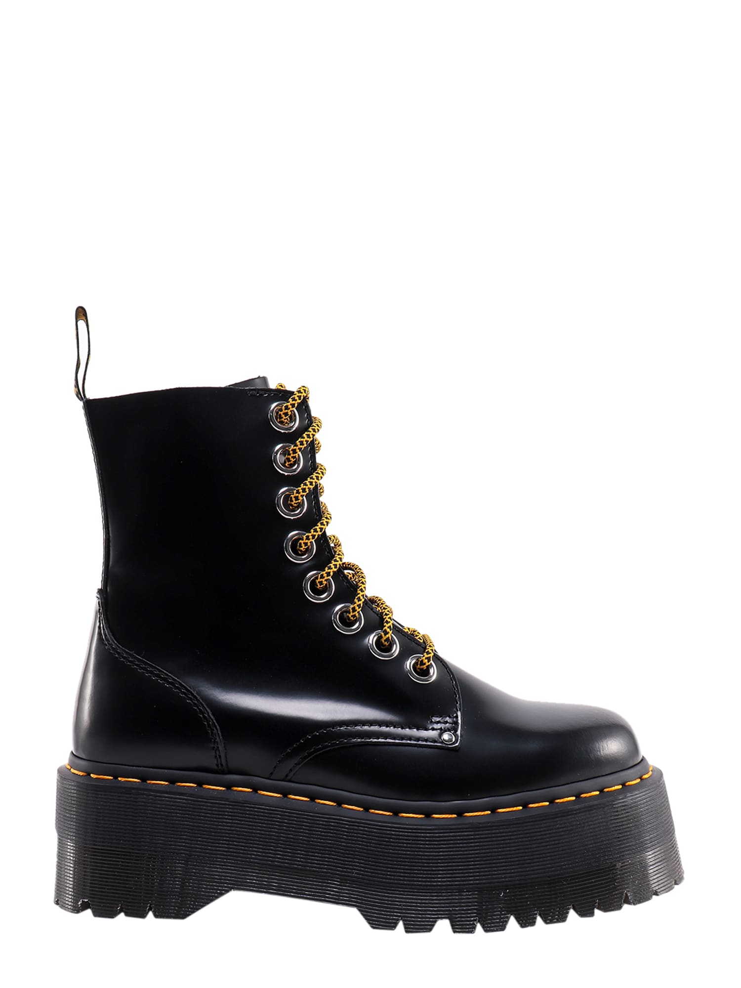 Shop Dr. Martens' Jadon Max Ankle Boots In Nero