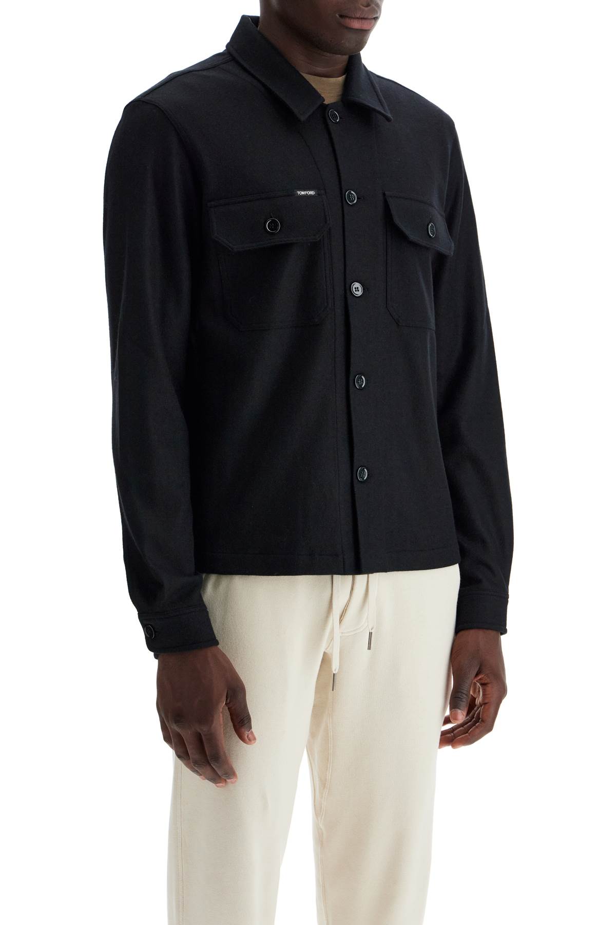 Shop Tom Ford Cashmere Jacket For Men In Black (black)