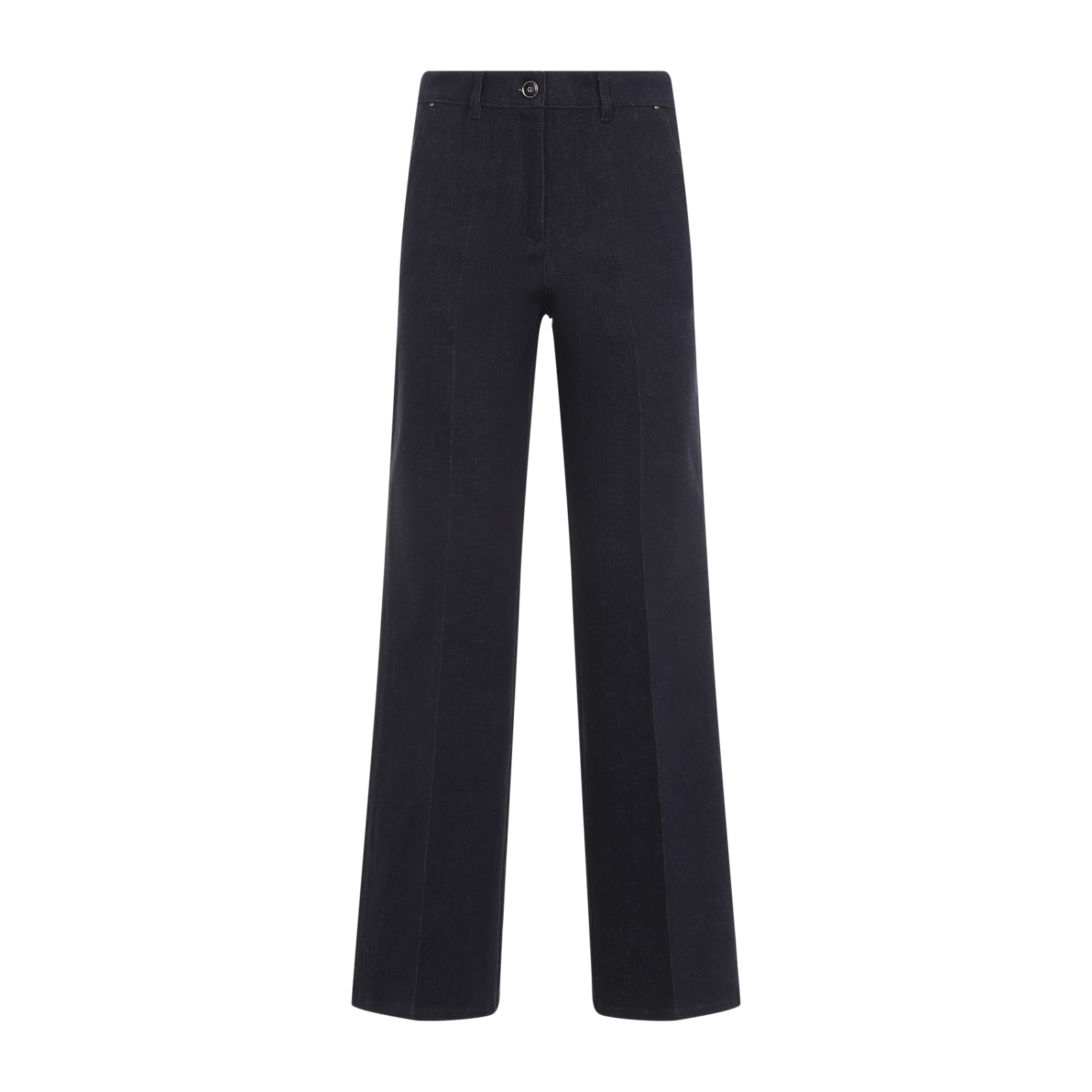 Shop Giorgio Armani Trousers In Graphite