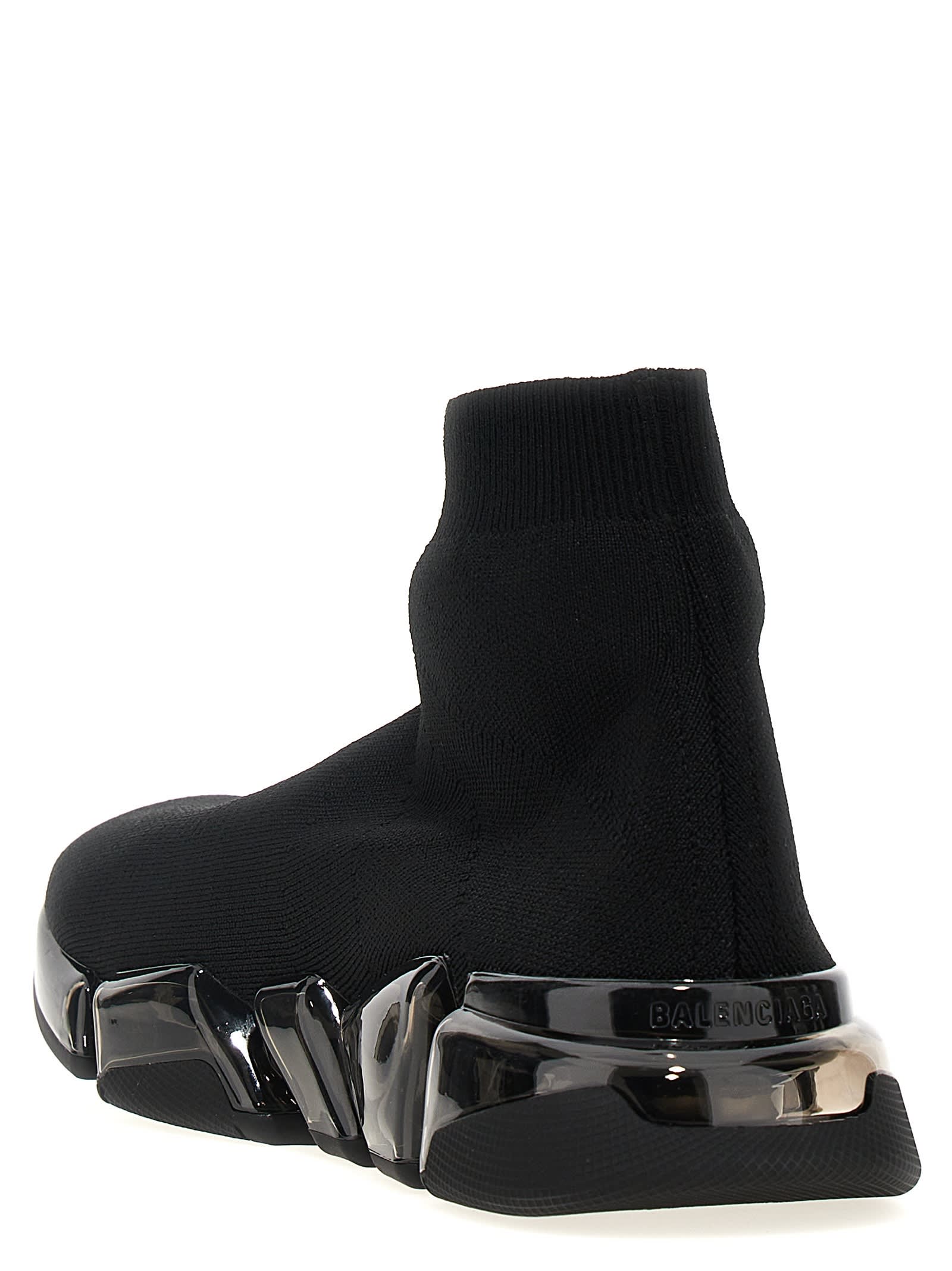 Shop Balenciaga Speed 2.0 Sneakers In Black