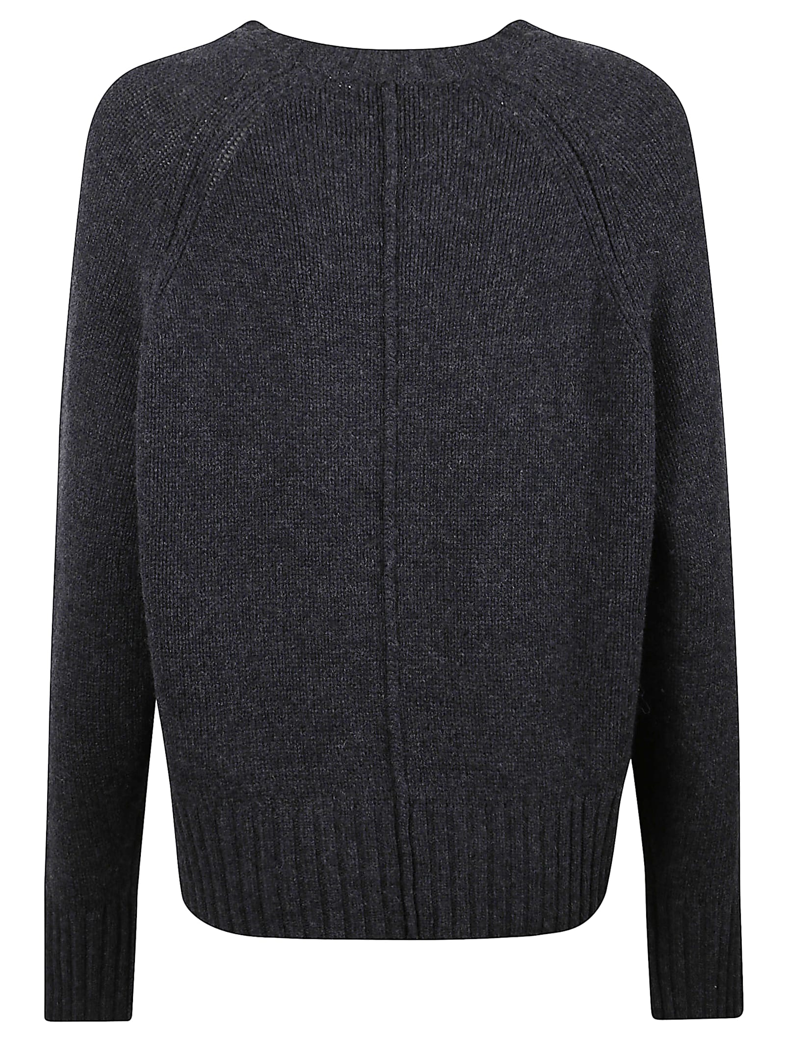 Allude Wool And Cashmere Sweater In Gray