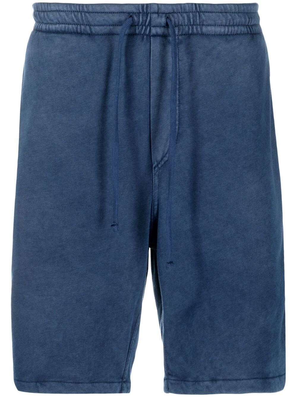 Shop Polo Ralph Lauren Knitted Shorts In Newport Navy