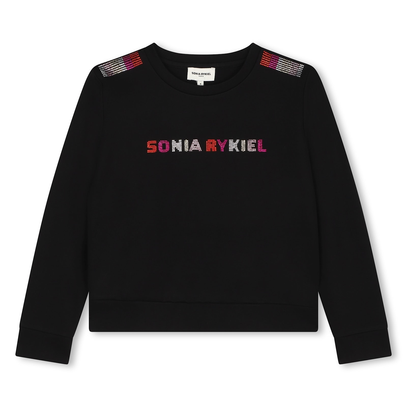 Sonia Rykiel Kids' Felpa Con Logo In Black