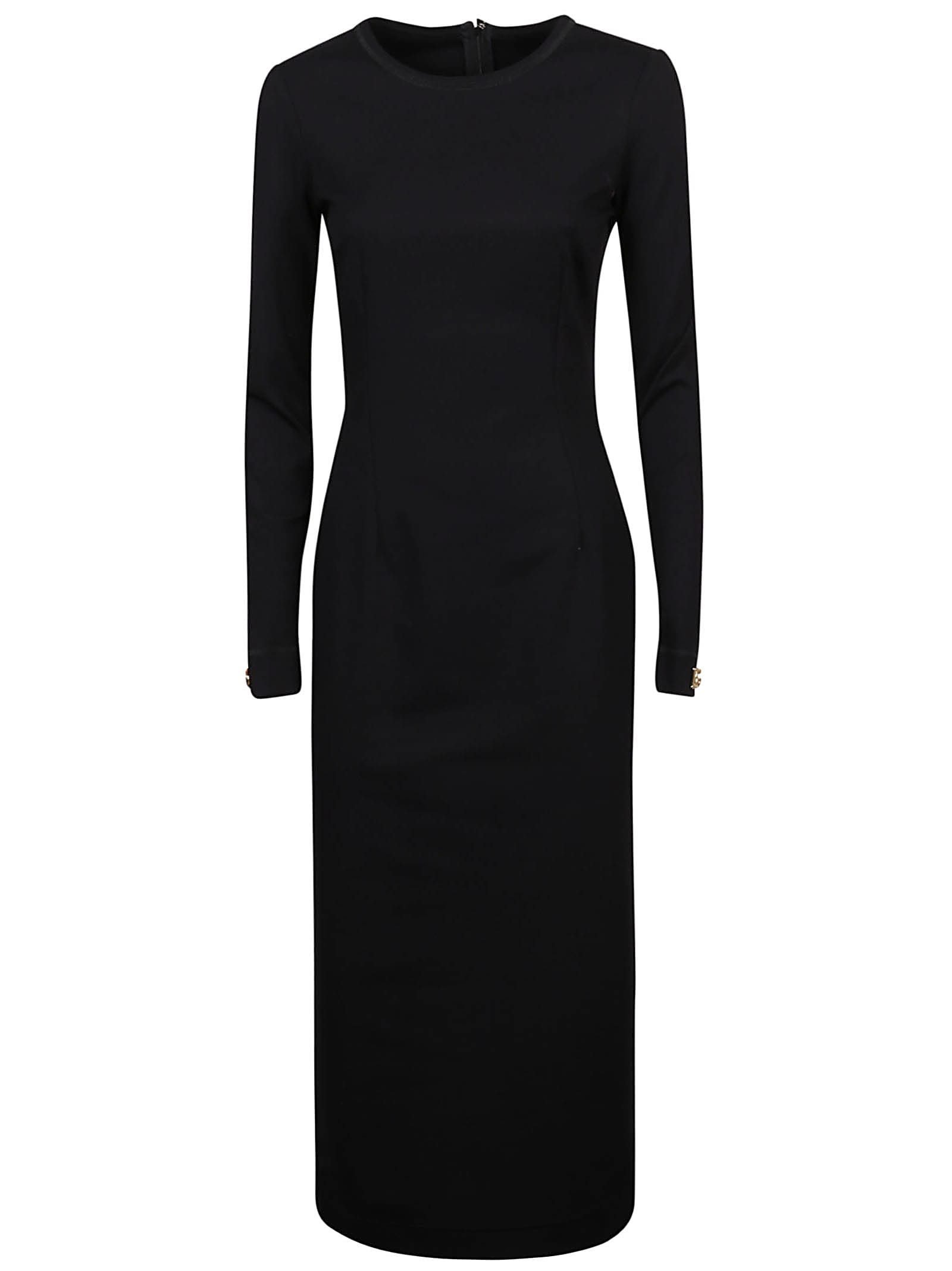 Photo of  Dolce & Gabbana Back Zip Long Dress- shop Dolce & Gabbana Dresses, Maxi Dresses online sales