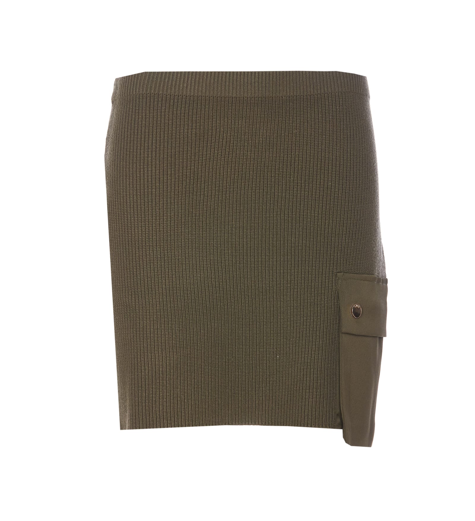 LIU •JO KNITTED MINISKIRT WITH POCKETS