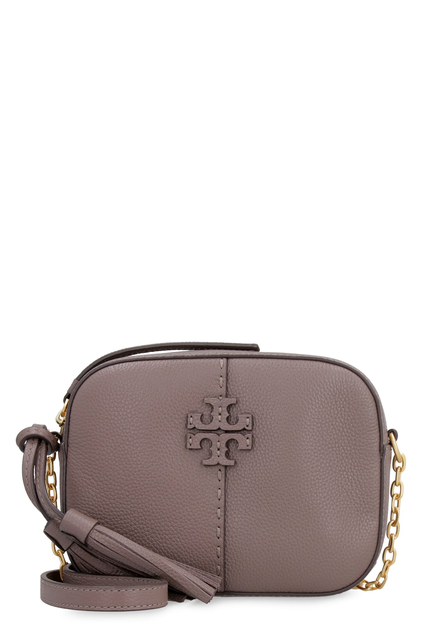 Tory Burch Mcgraw Leather Camera Bag from Tory Burch | AccuWeather Shop