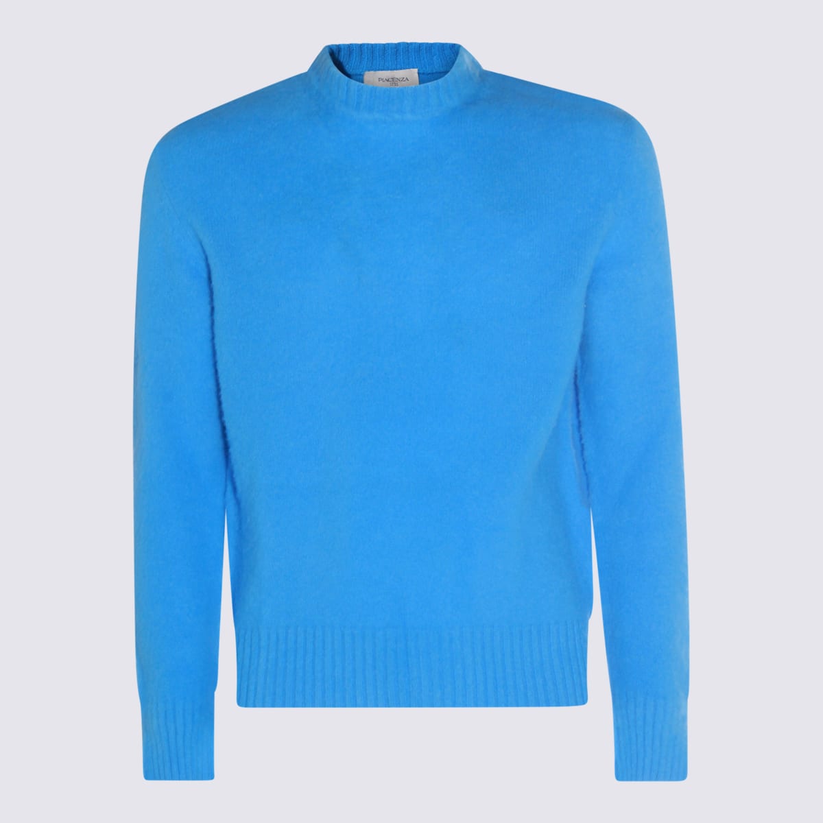 Light Blue Wool Knitwear
