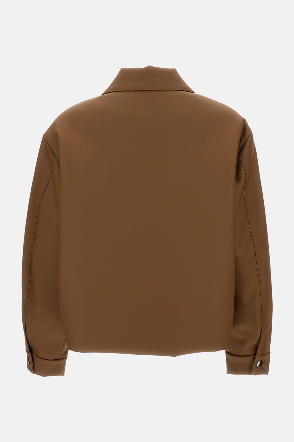 Kassl Editions Bomber Short Rubber In Brown