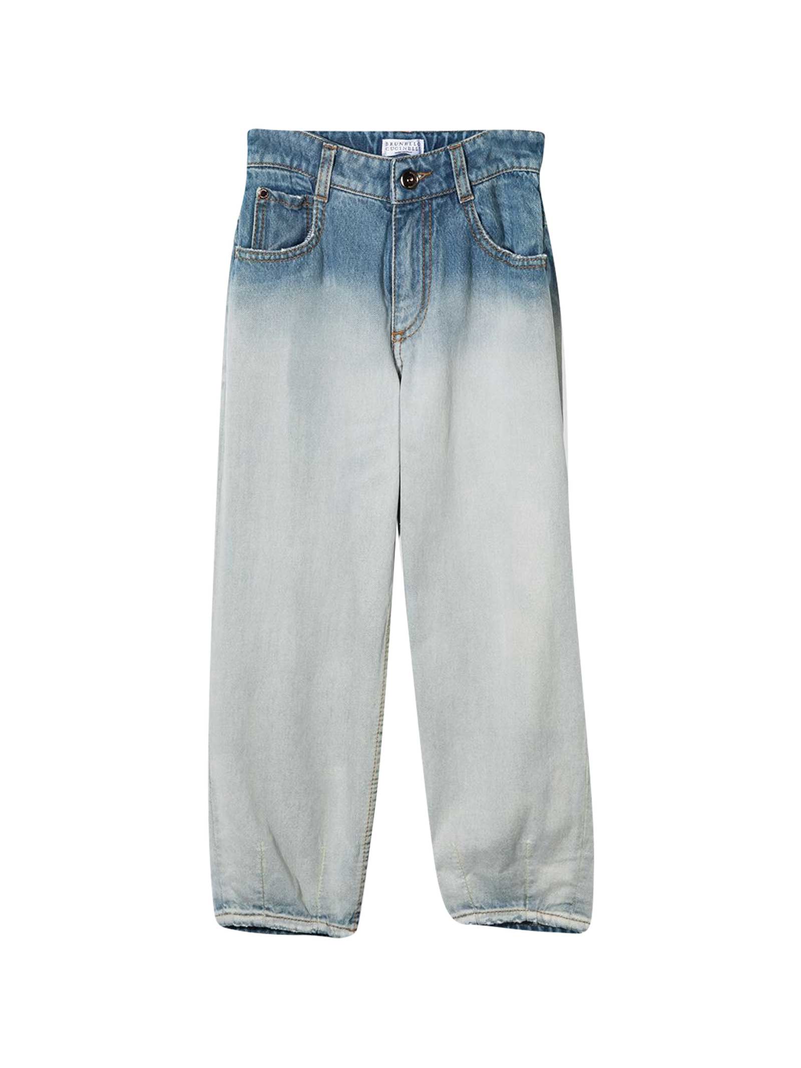 Brunello Cucinelli Straight Jeans With Lightened Effect