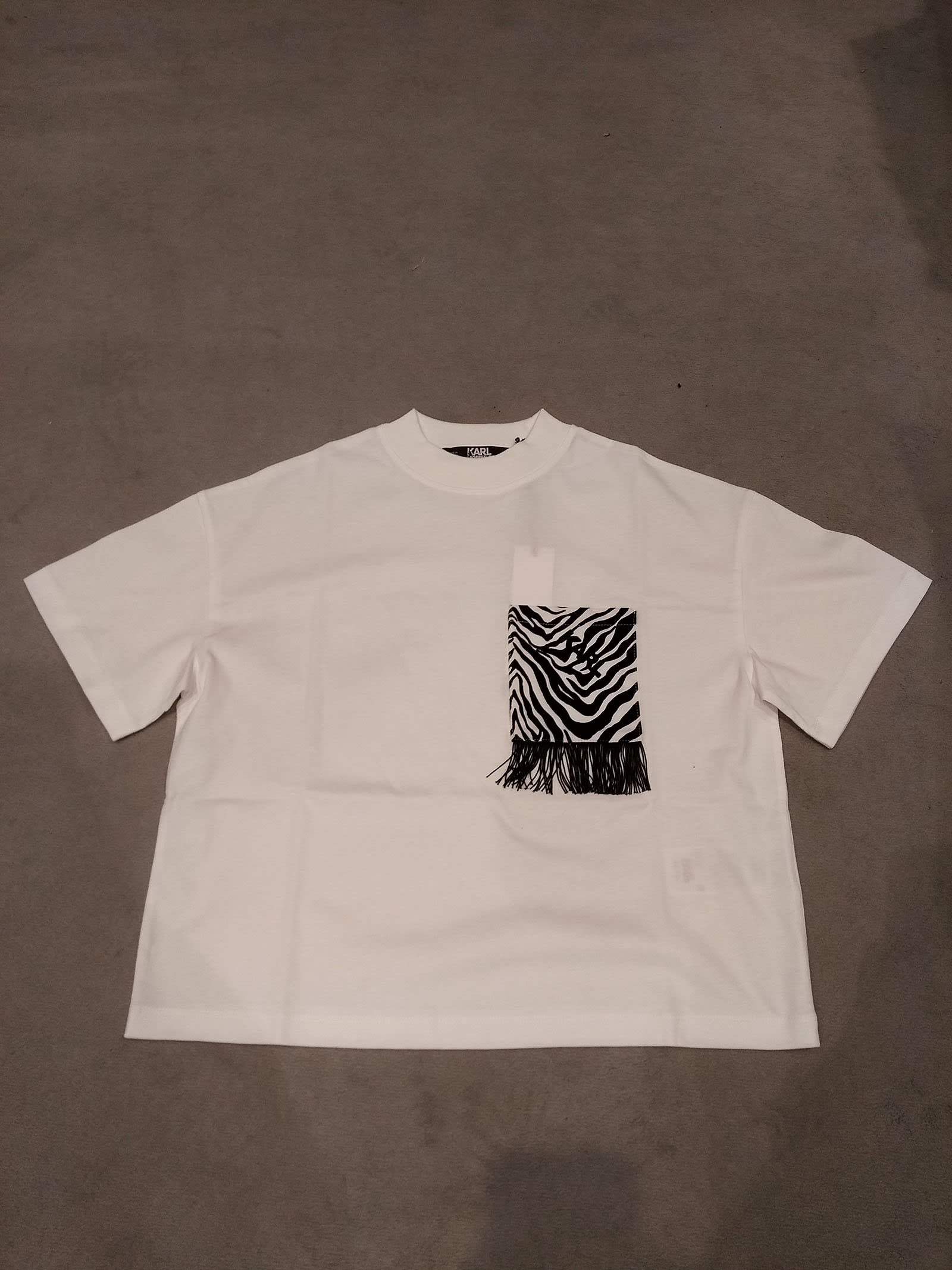 Karl Lagerfeld Zebra Pocket Tshirt