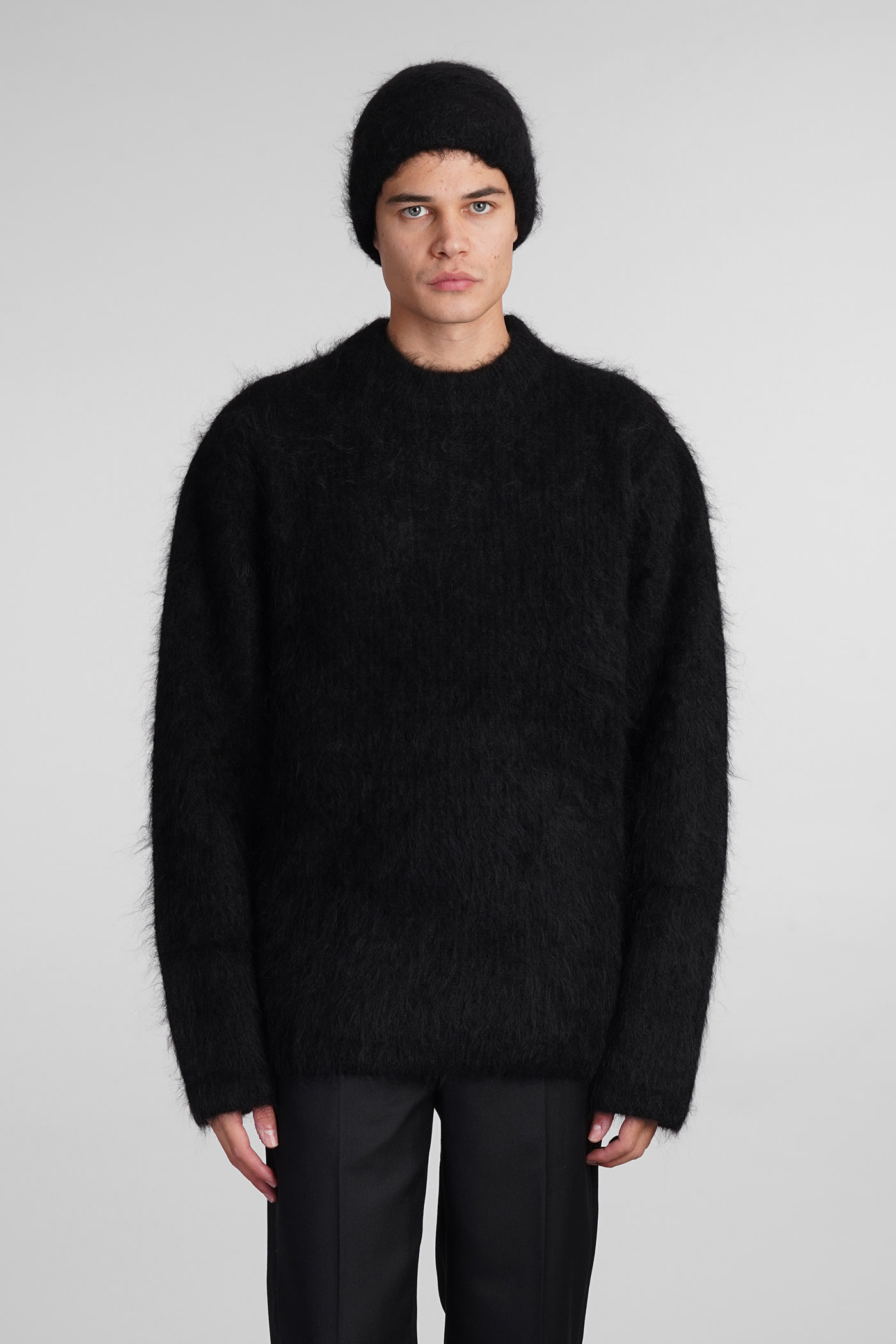 Shop Séfr Haru Sweater Knitwear In Black Wool