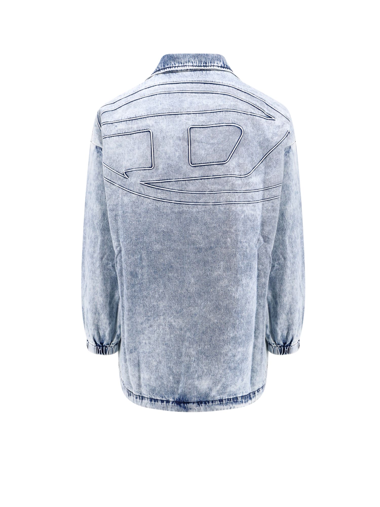 Shop Diesel D-krap Jacket In Blue