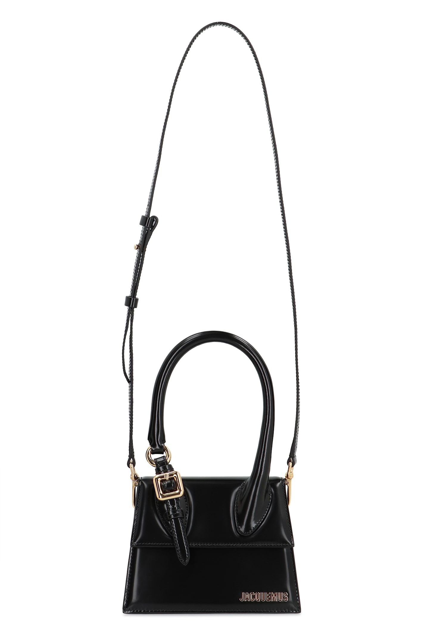Jacquemus Bolso Le Chiquito Moyen Boucle Negro In Black