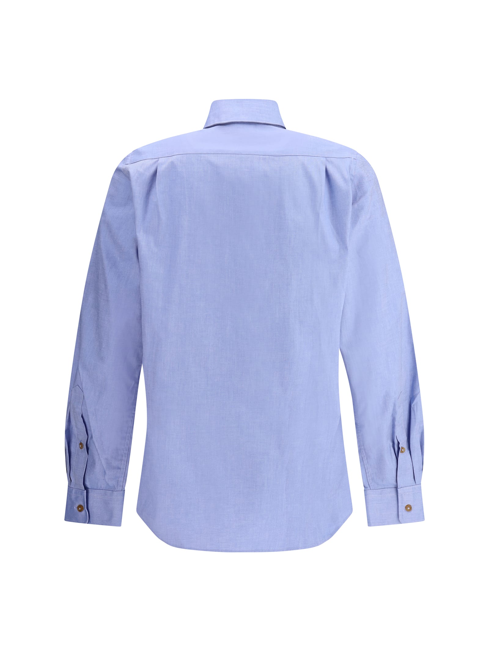 Vivienne Westwood Logo Orb Shirt In Blue