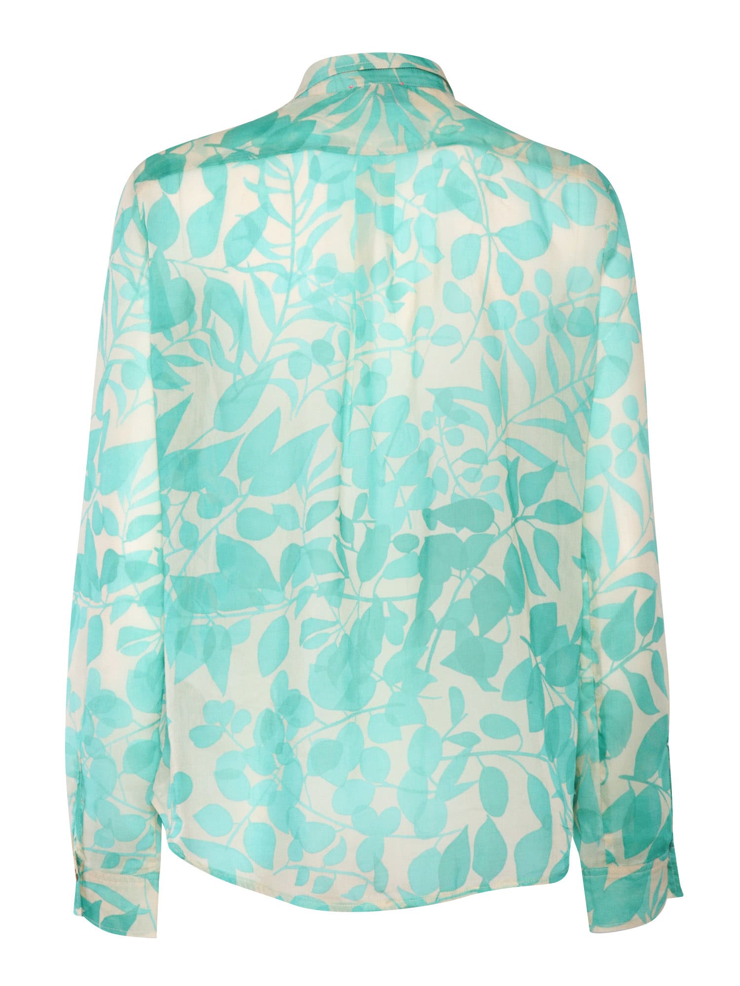 FORTE FORTE NUAGES FLEURIS REGULAR FIT SHIRT