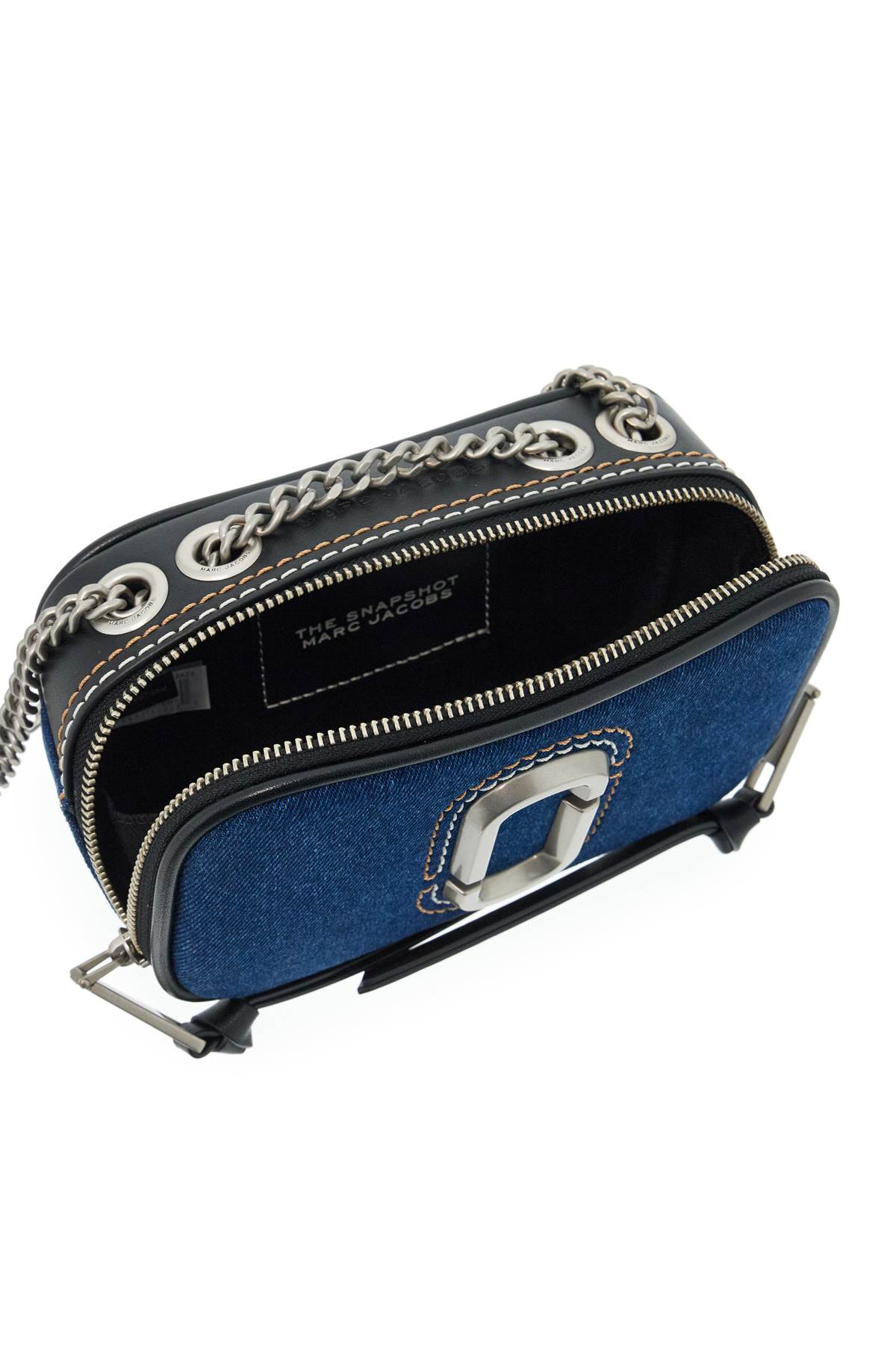 Shop Marc Jacobs Camera Bag In Dark Wash (blue)