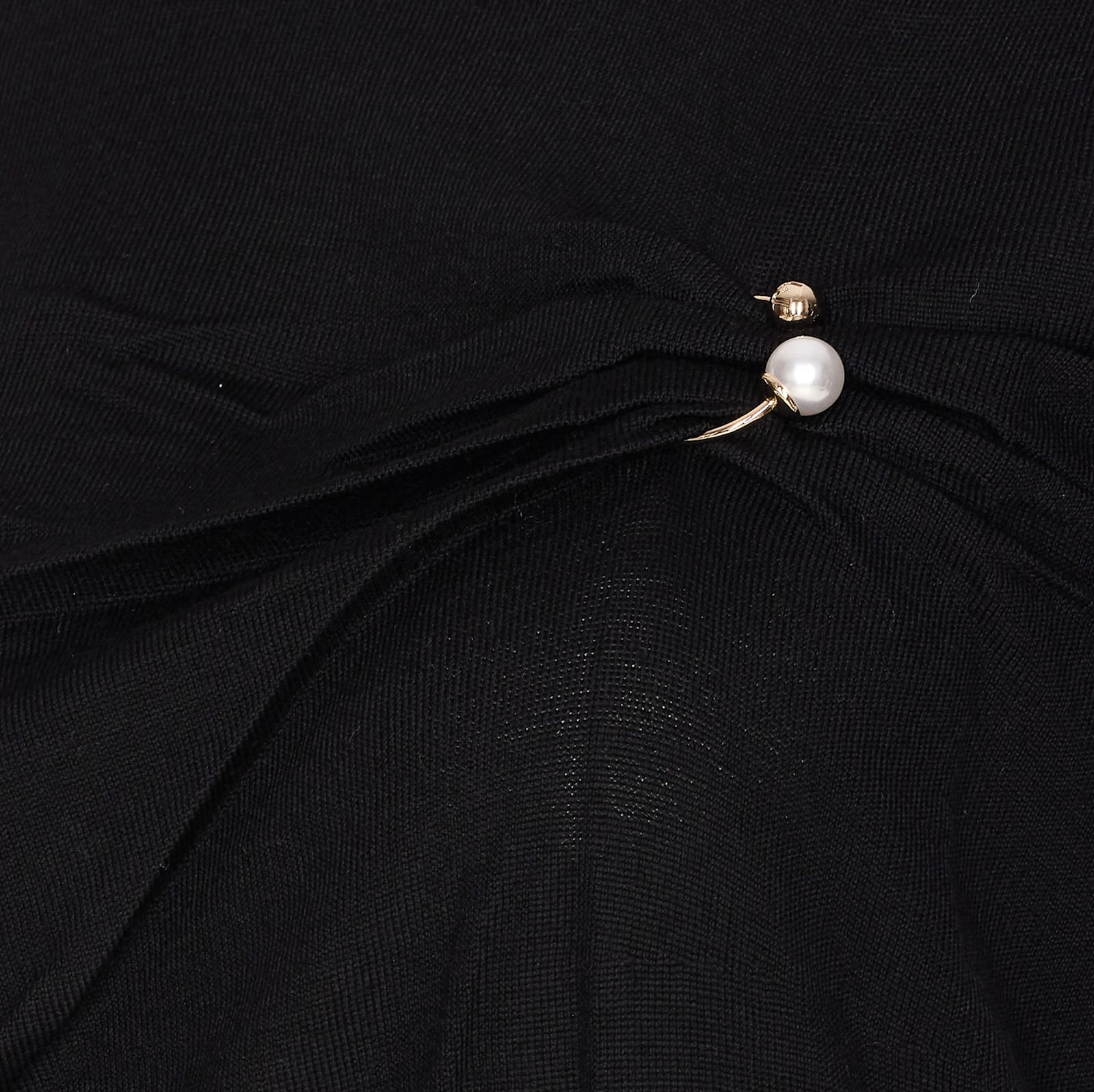 Liu •jo Short Sleeves Sweater In Black