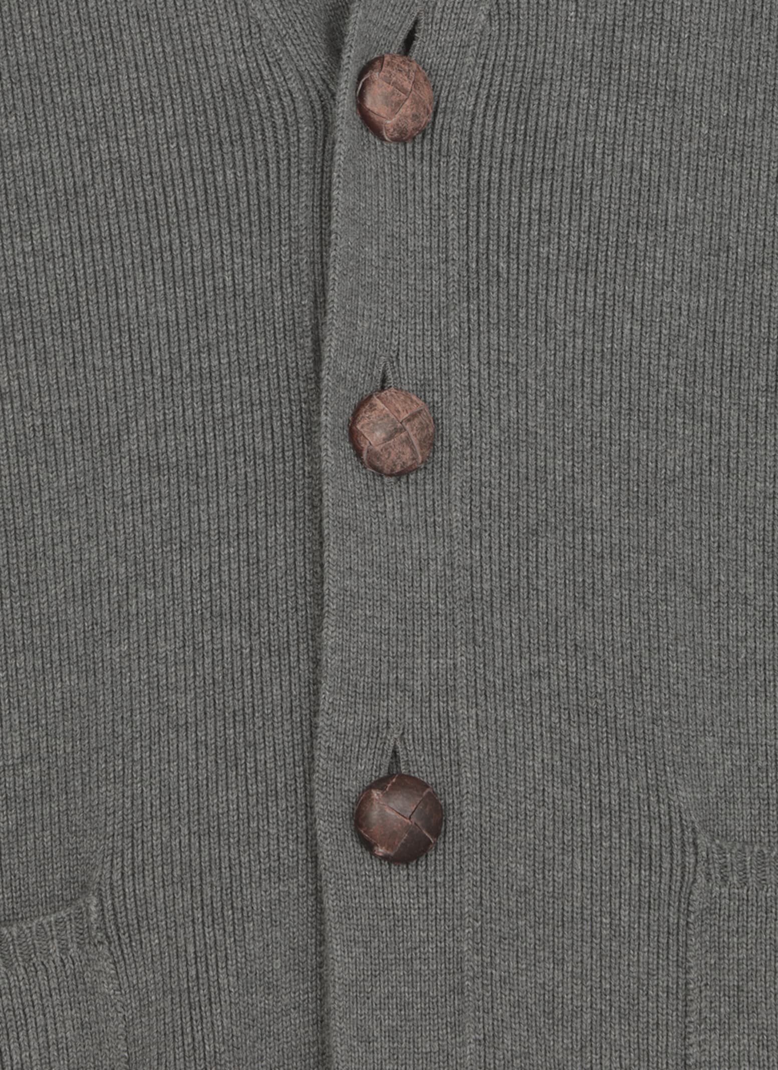 Shop Golden Goose Darryl Cardigan In Grey