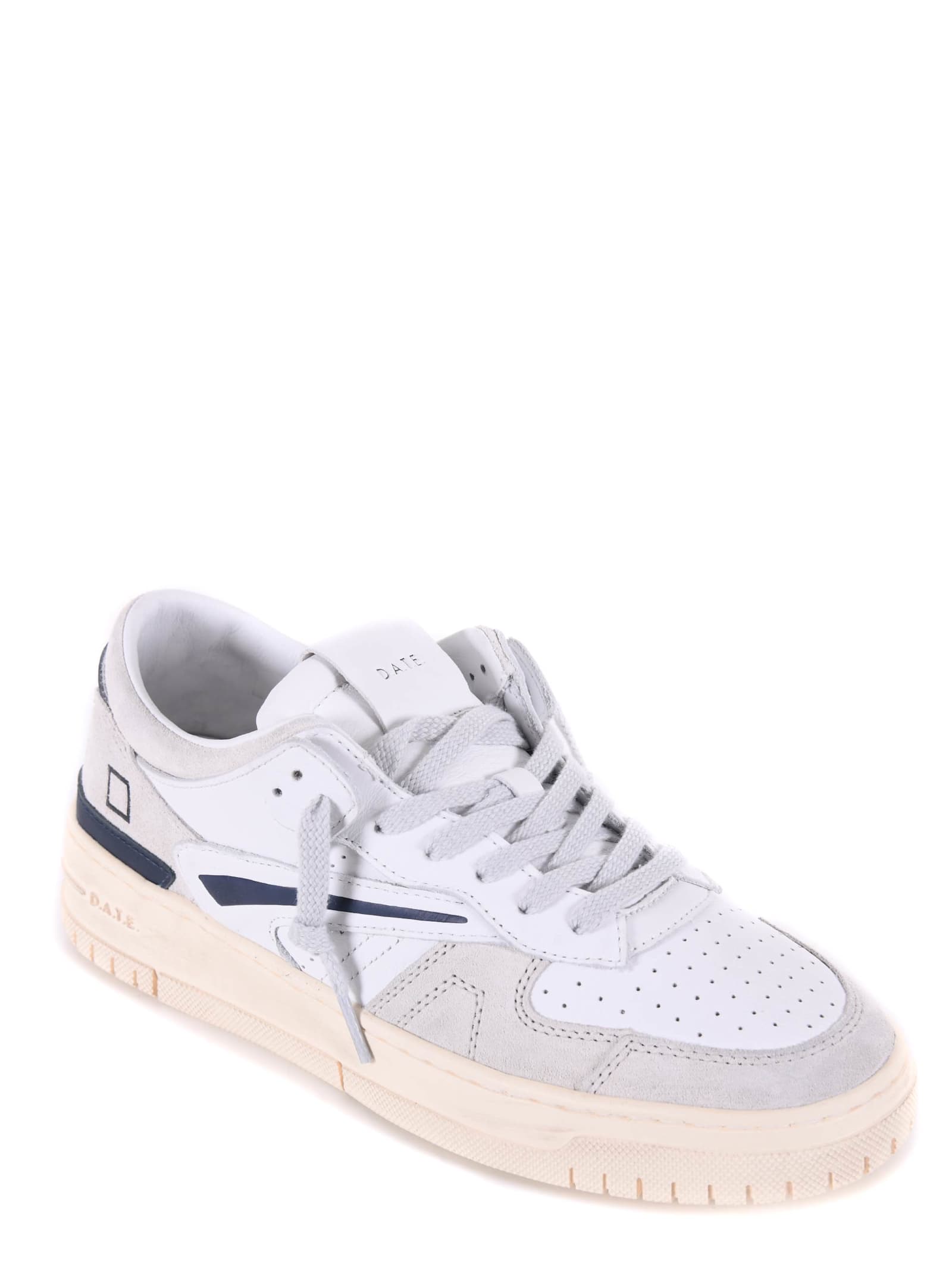 Shop Date Mens D.a.t.e. Sneakers In Bianco/ghiaccio