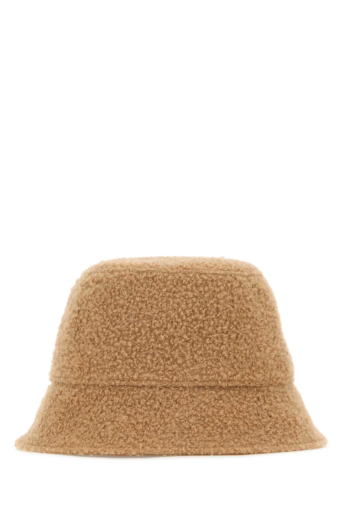 Camel Teddy Fabric Mackenzie Bucket Hat