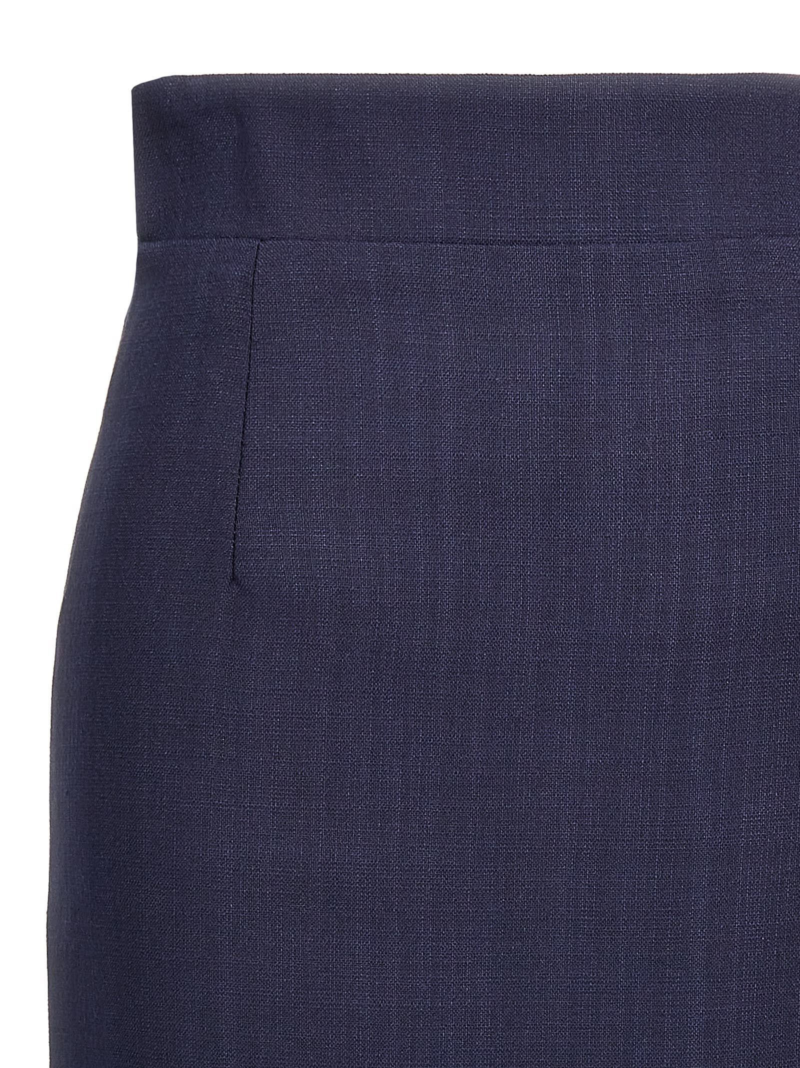 Tagliatore 'myra' High-waisted Knee-length Skirt In Blue