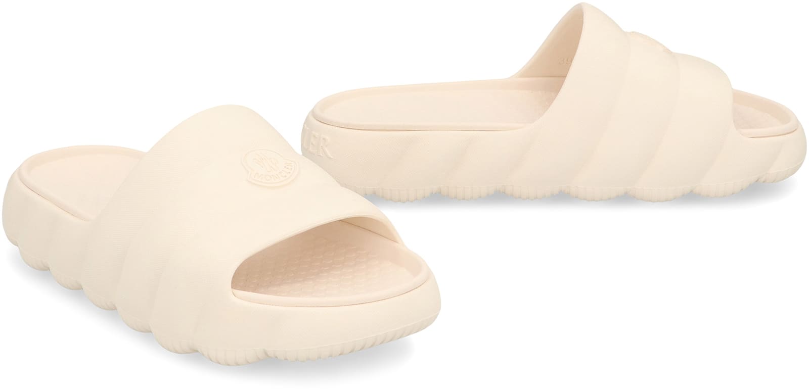 Shop Moncler Lilo Rubber Slides