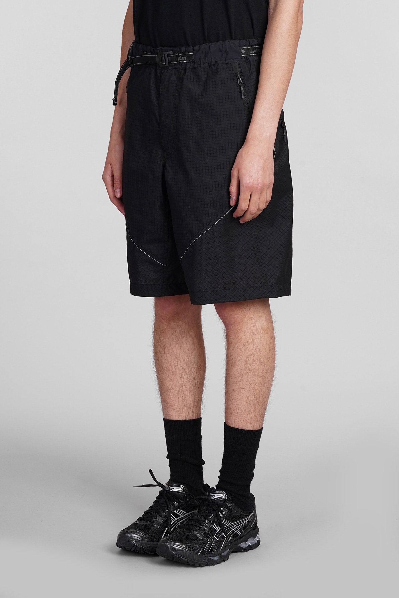 Shop And Wander Shorts In Black Nylon