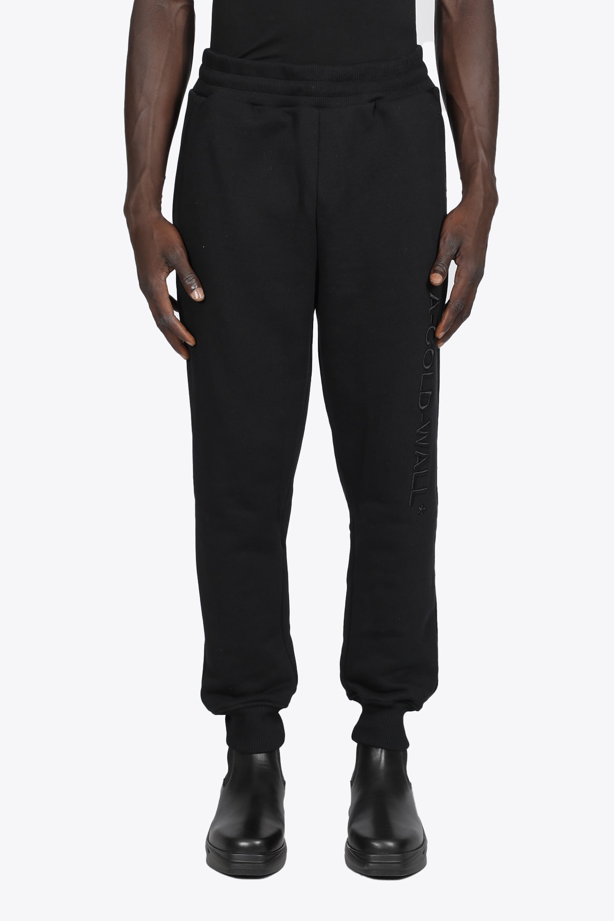 A-COLD-WALL Logo Sweatpant Black cotton sweatpant with embroidered logo