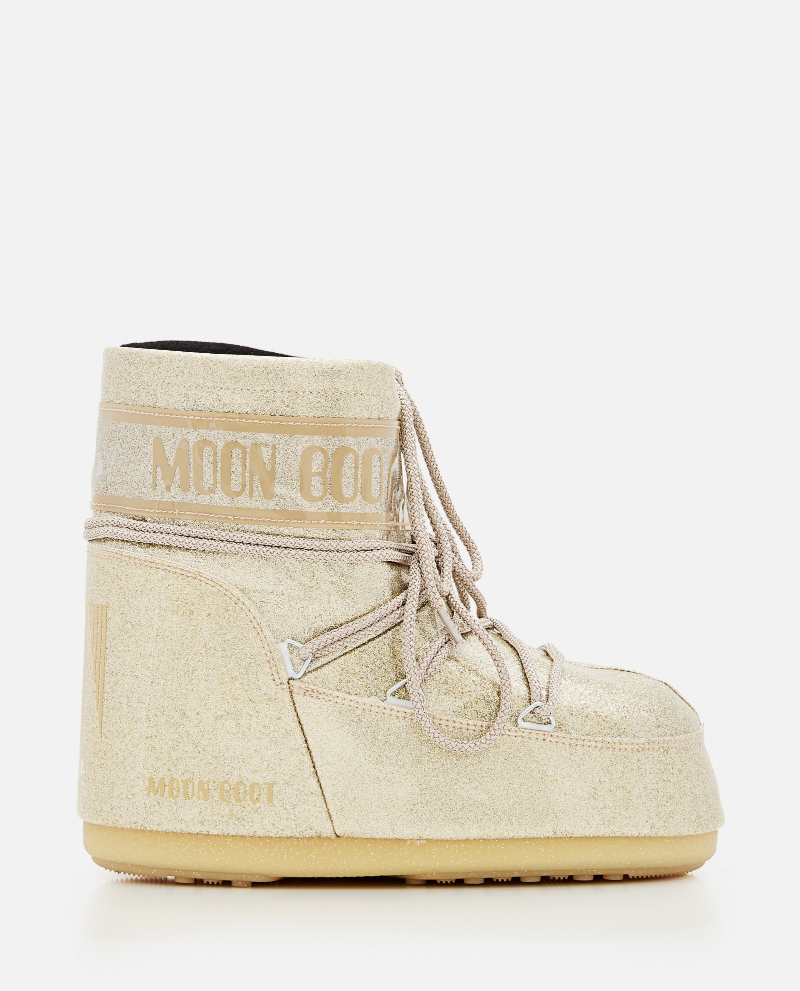Moon Boot Mb Icon Low Glitter Snow Boots In Golden
