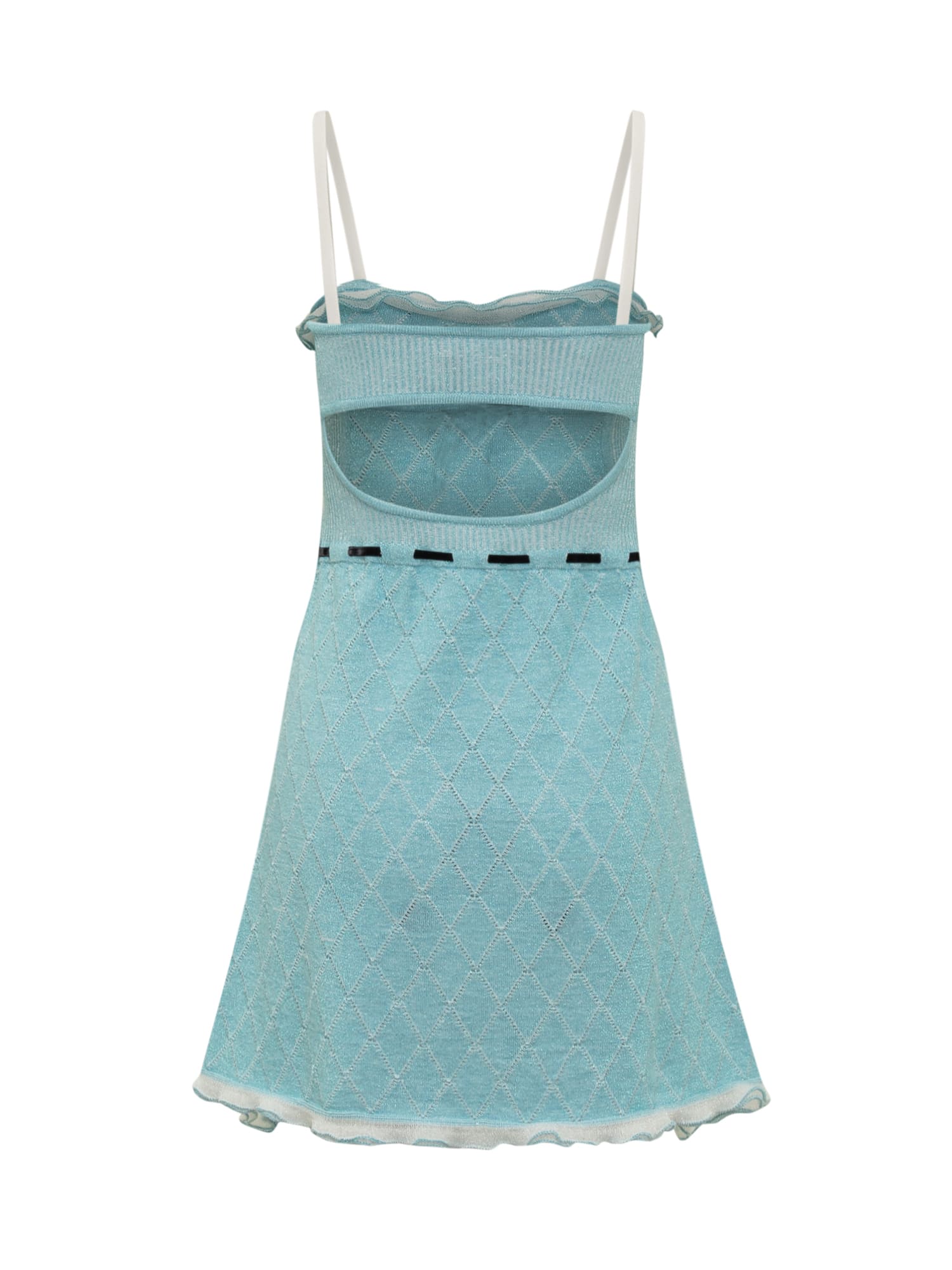 Shop Cormio Lingerie Dress In Turquoise