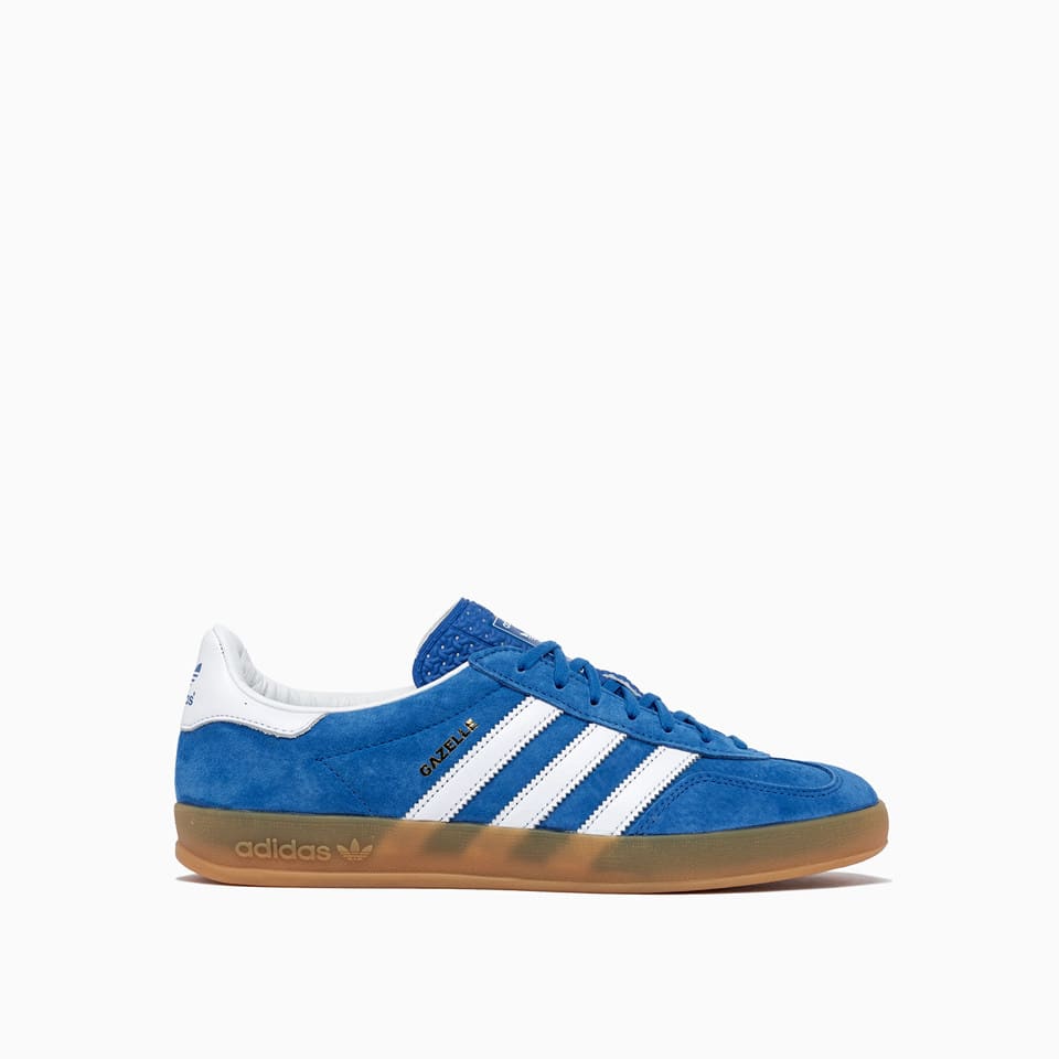 Adidas Originals Striped Suede Low Top Sneakers In Blue
