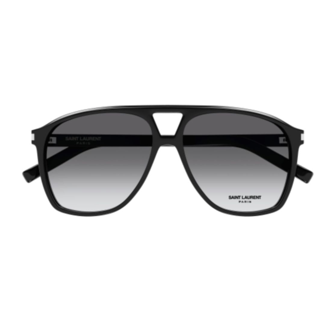 Saint Laurent Sl 596 Dune 006 Navigator Sunglasses In Black