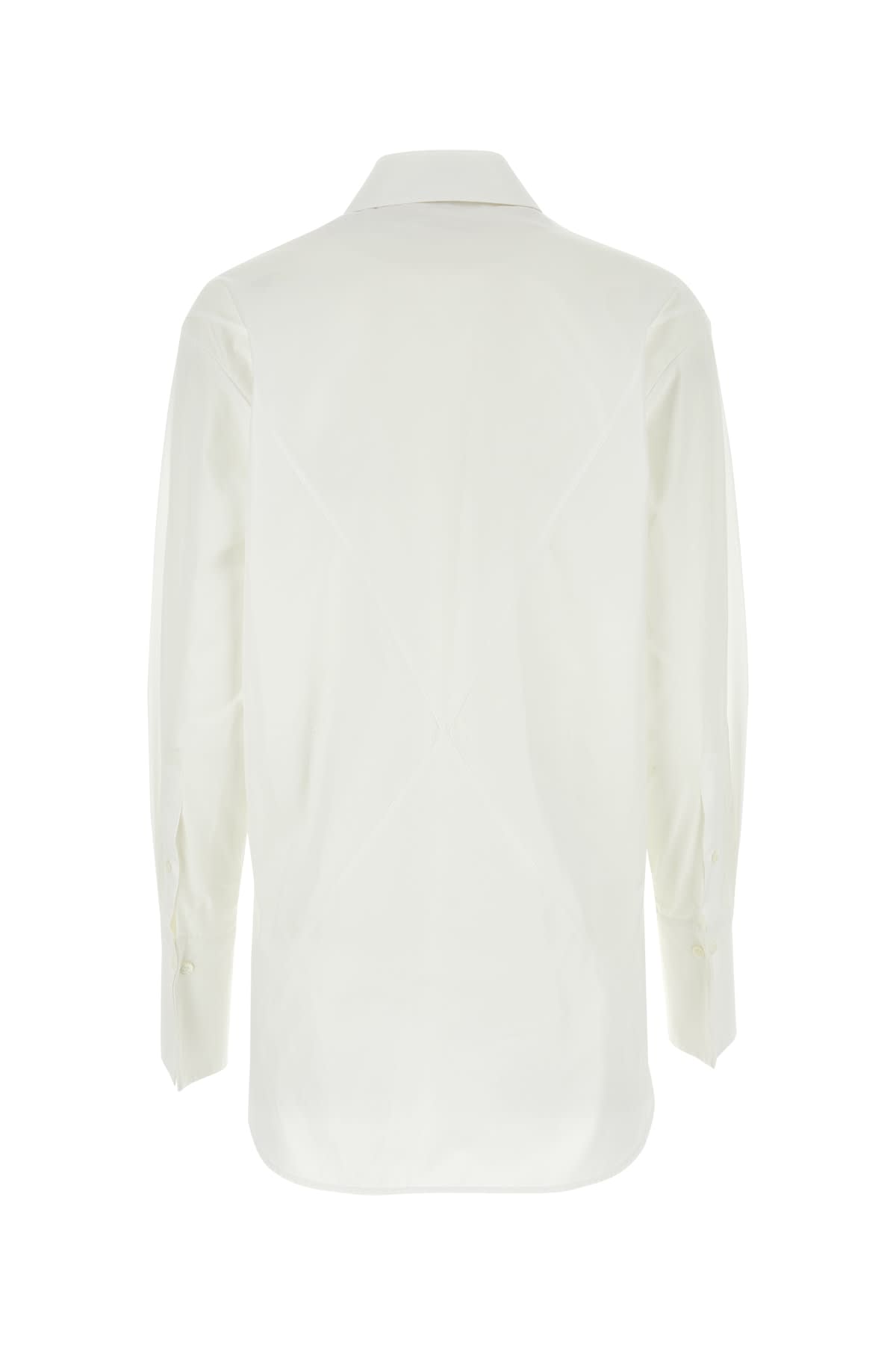 Loewe Camicia In Popeline Bianco  Donna In Opticwhite