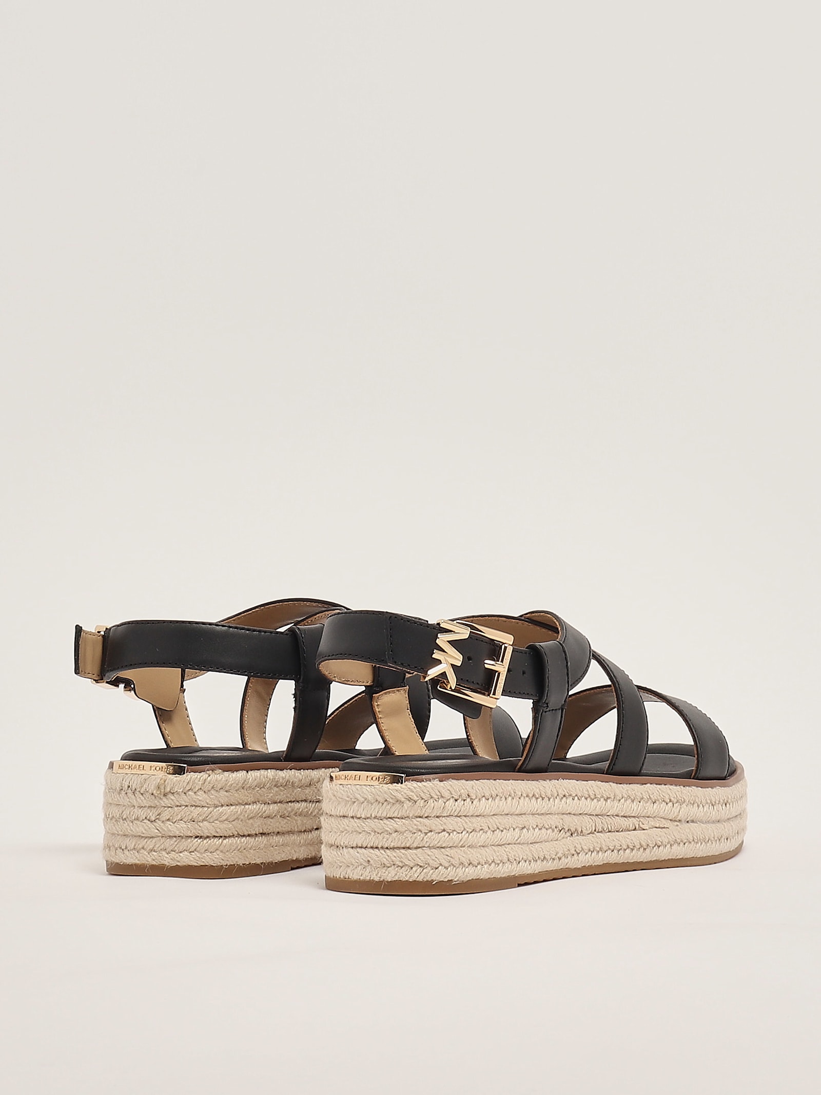 Michael Kors Lynn Espadrille Sandal Espadrillas In Nero