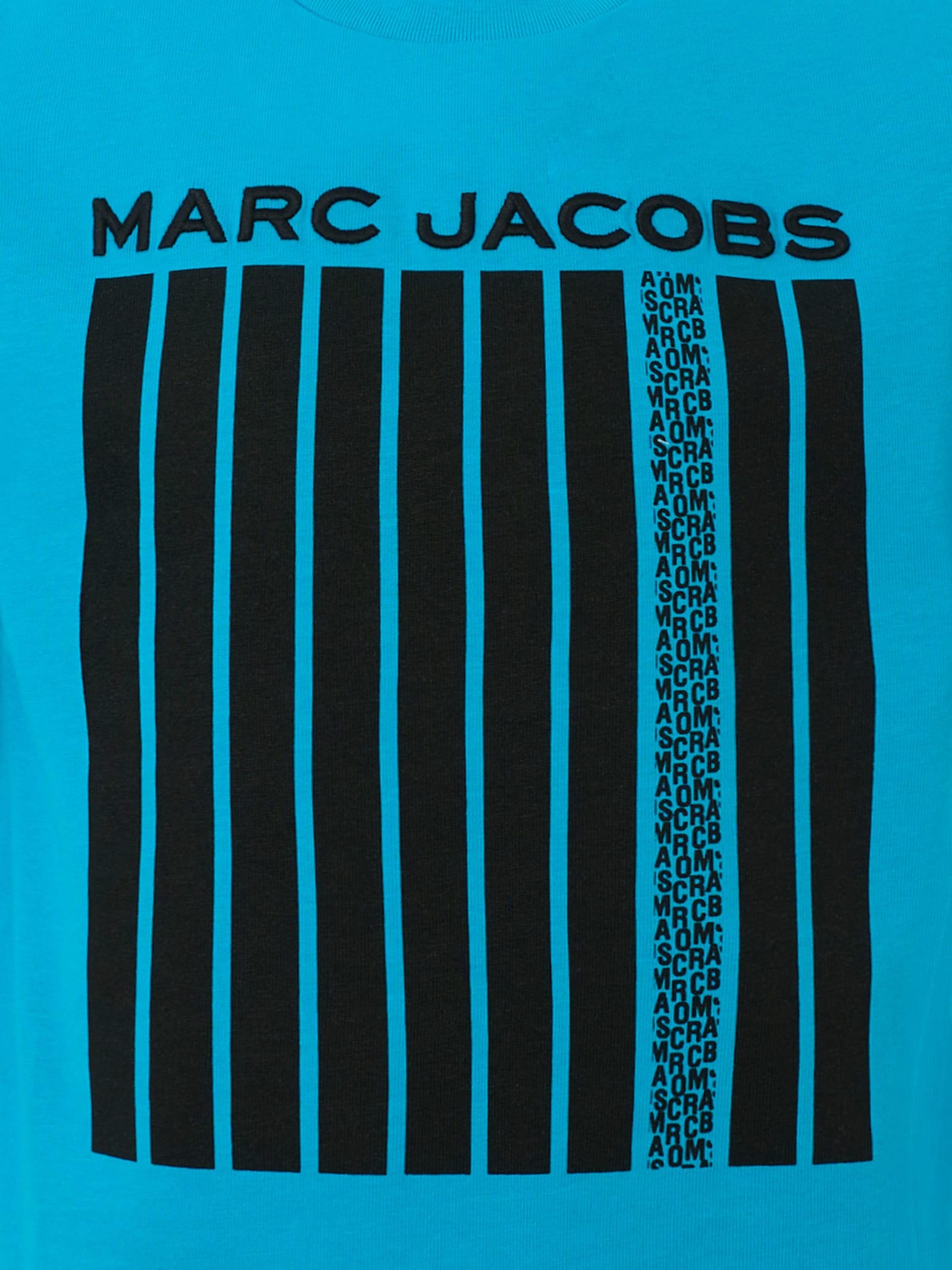 Marc Jacobs Light Blue T-shirt For Boy With Logo In Blue