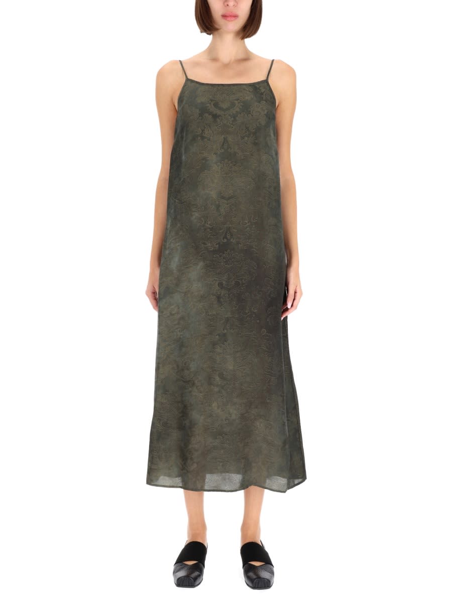 Uma Wang Anaya Midi Dress In Gray