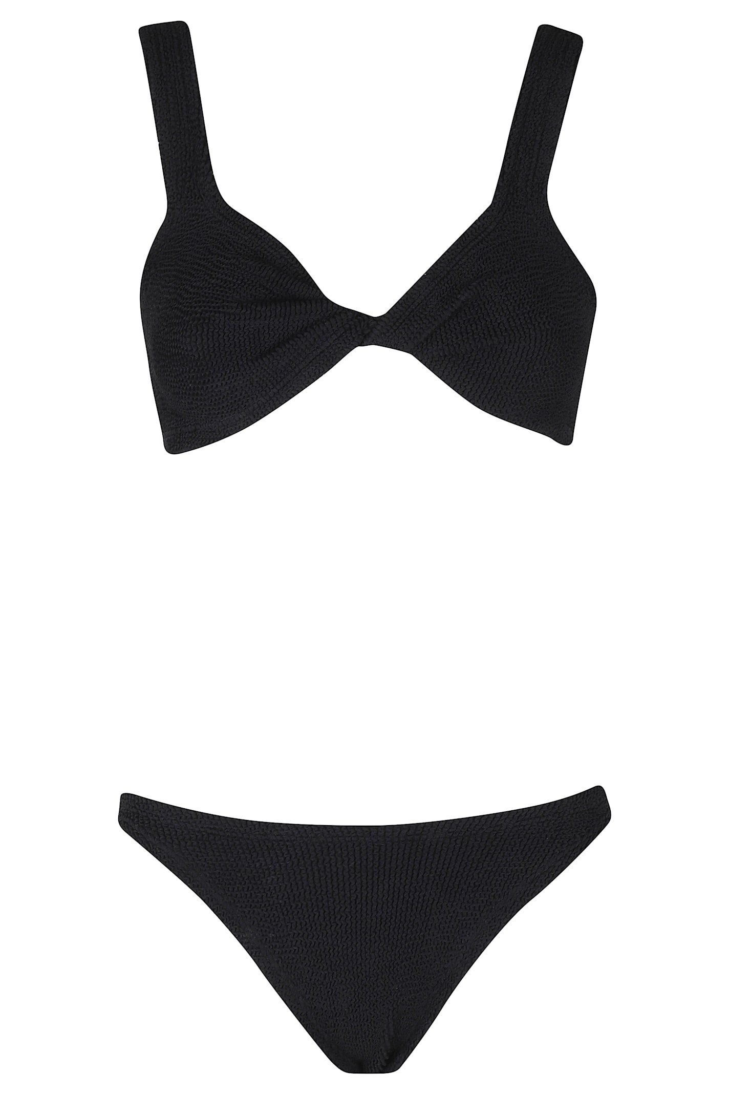 Hunza G Bonnie Crinkle Twist Two-piece Swimsuit