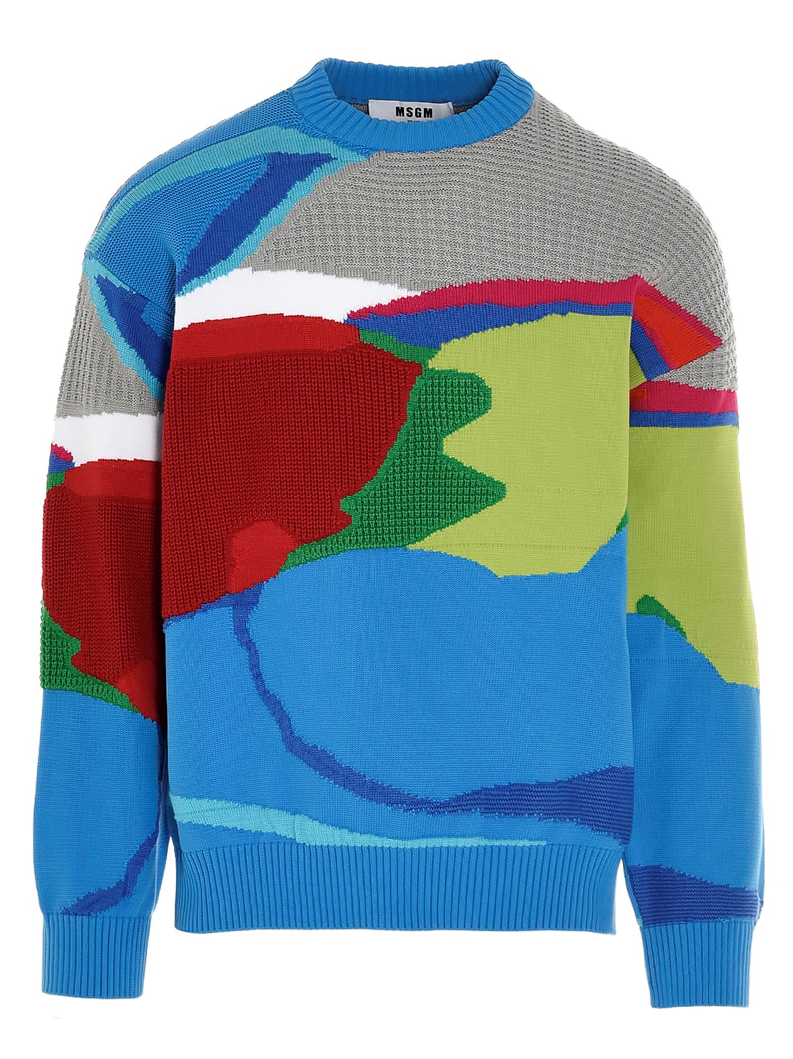 MSGM All-over Jacquard Sweater