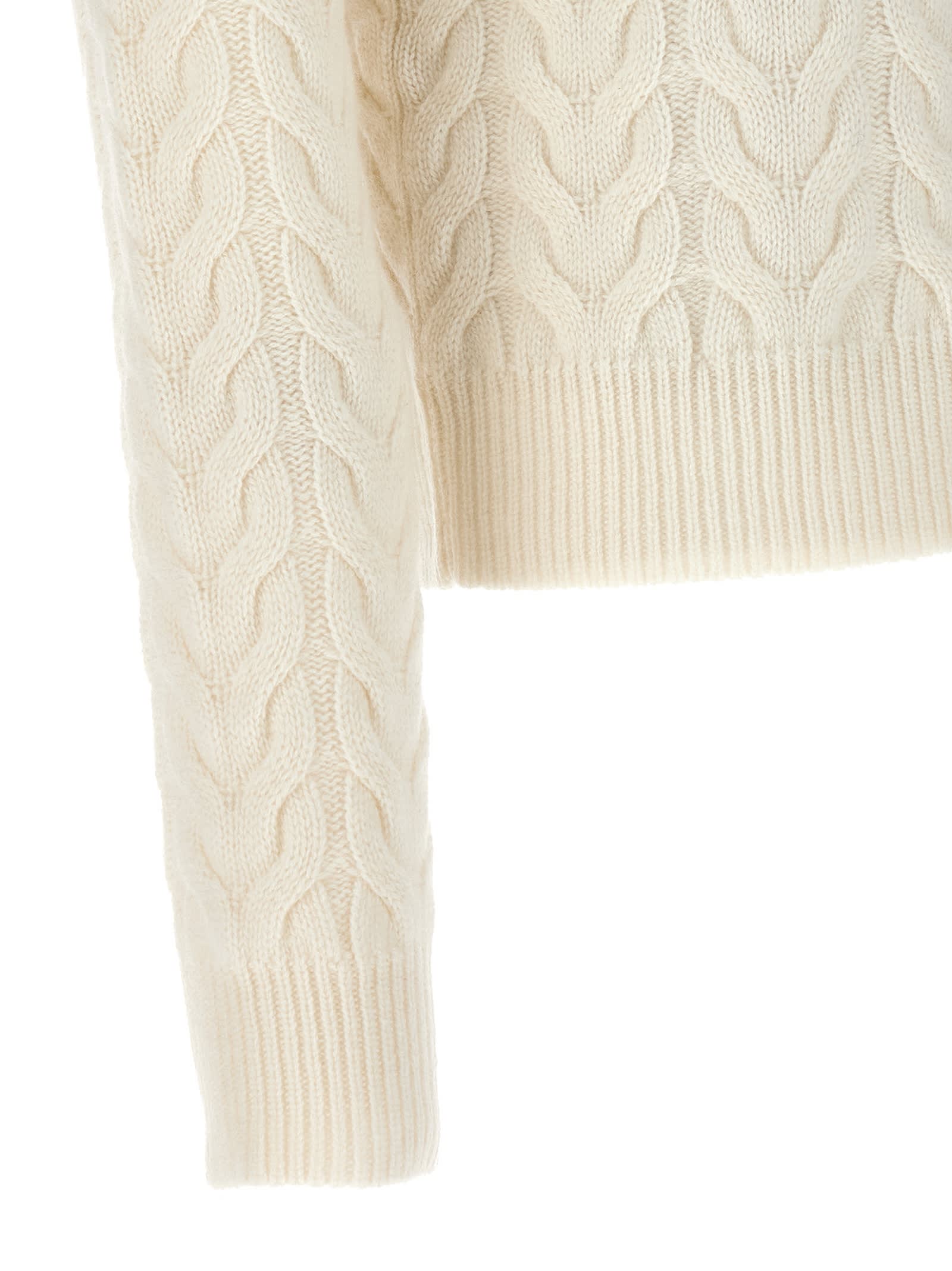 Shop Max Mara Odessa Sweater In White