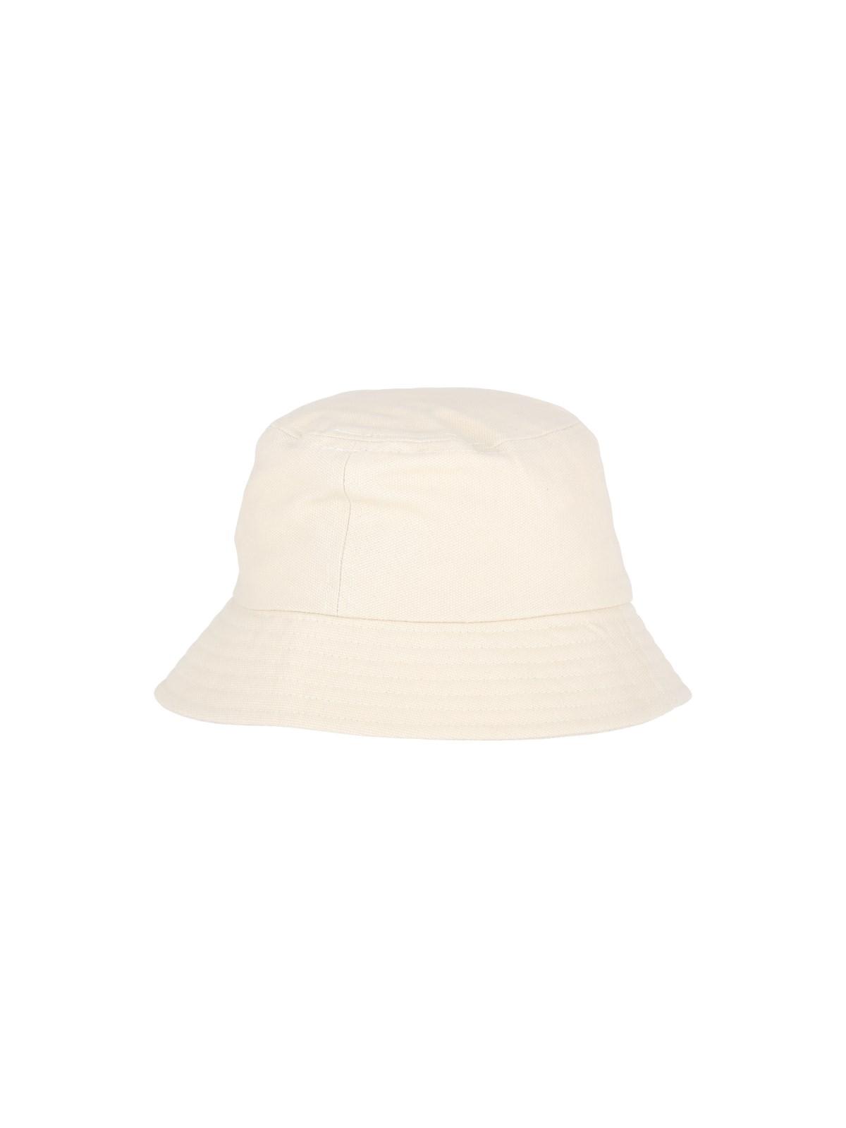 Shop Isabel Marant Logo Bucket Hat In Neutro
