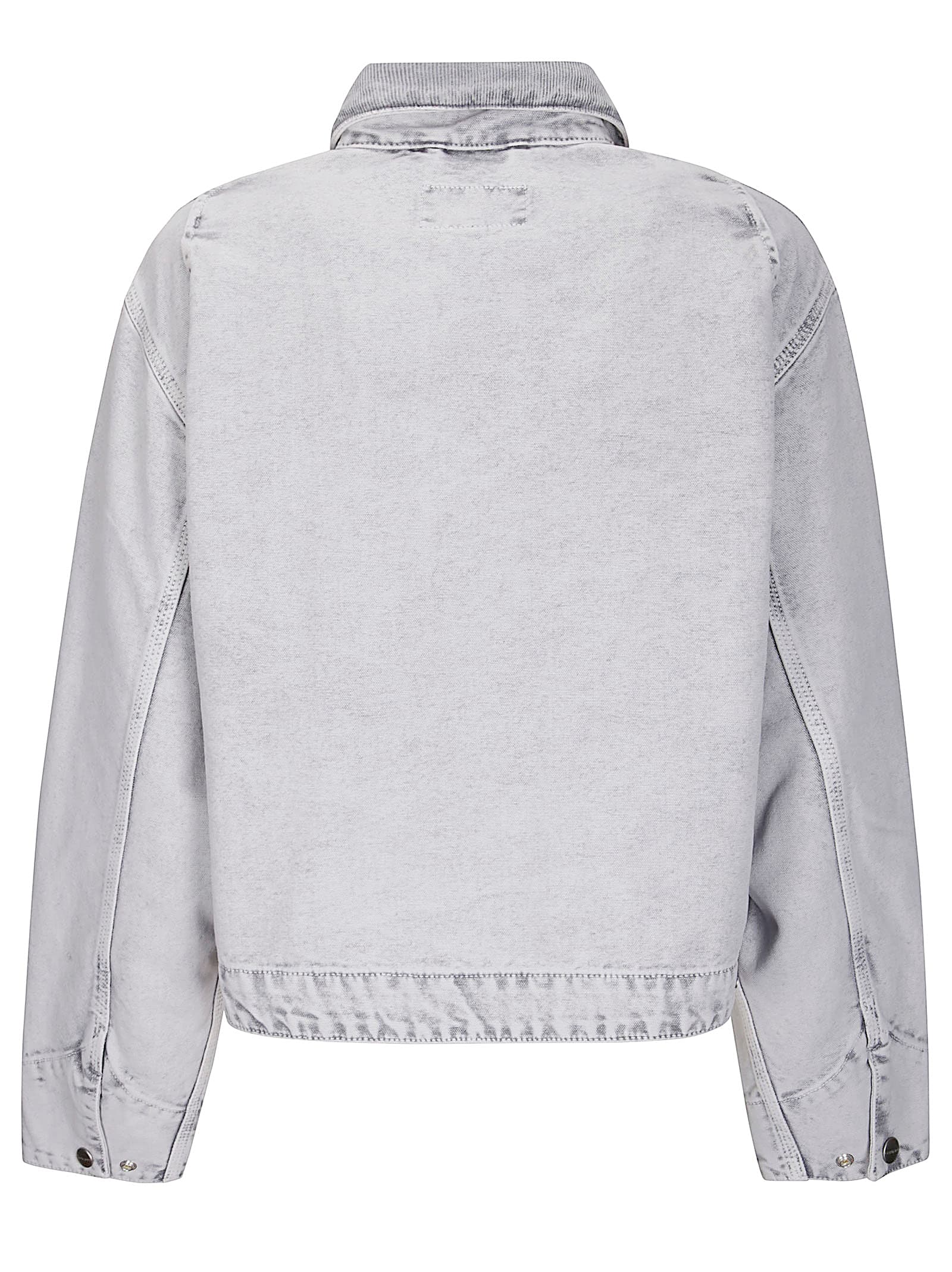 Carhartt Emery Jacket With Collar And Pockets In White