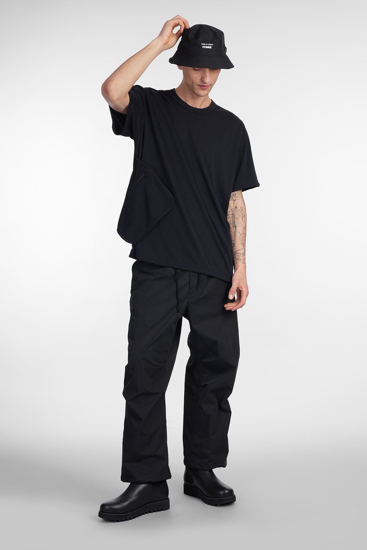 Comme Des Garçons Homme Deux Comme Des Garçons Homme Plus T-shirt In Black