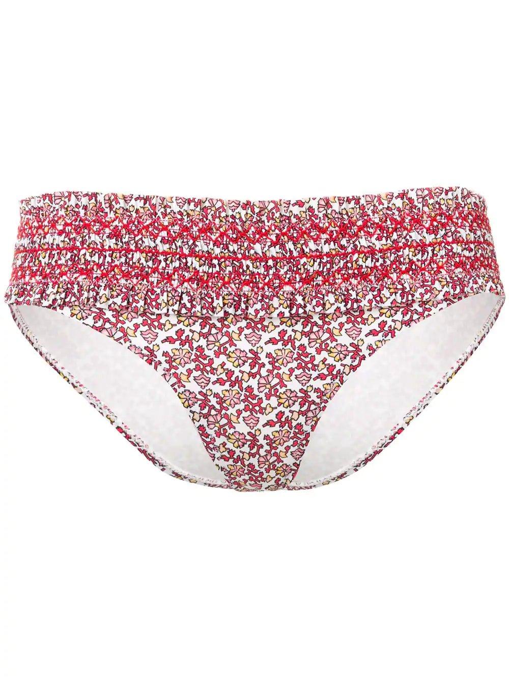 Floral Printed Hipster Bikini Bottoms